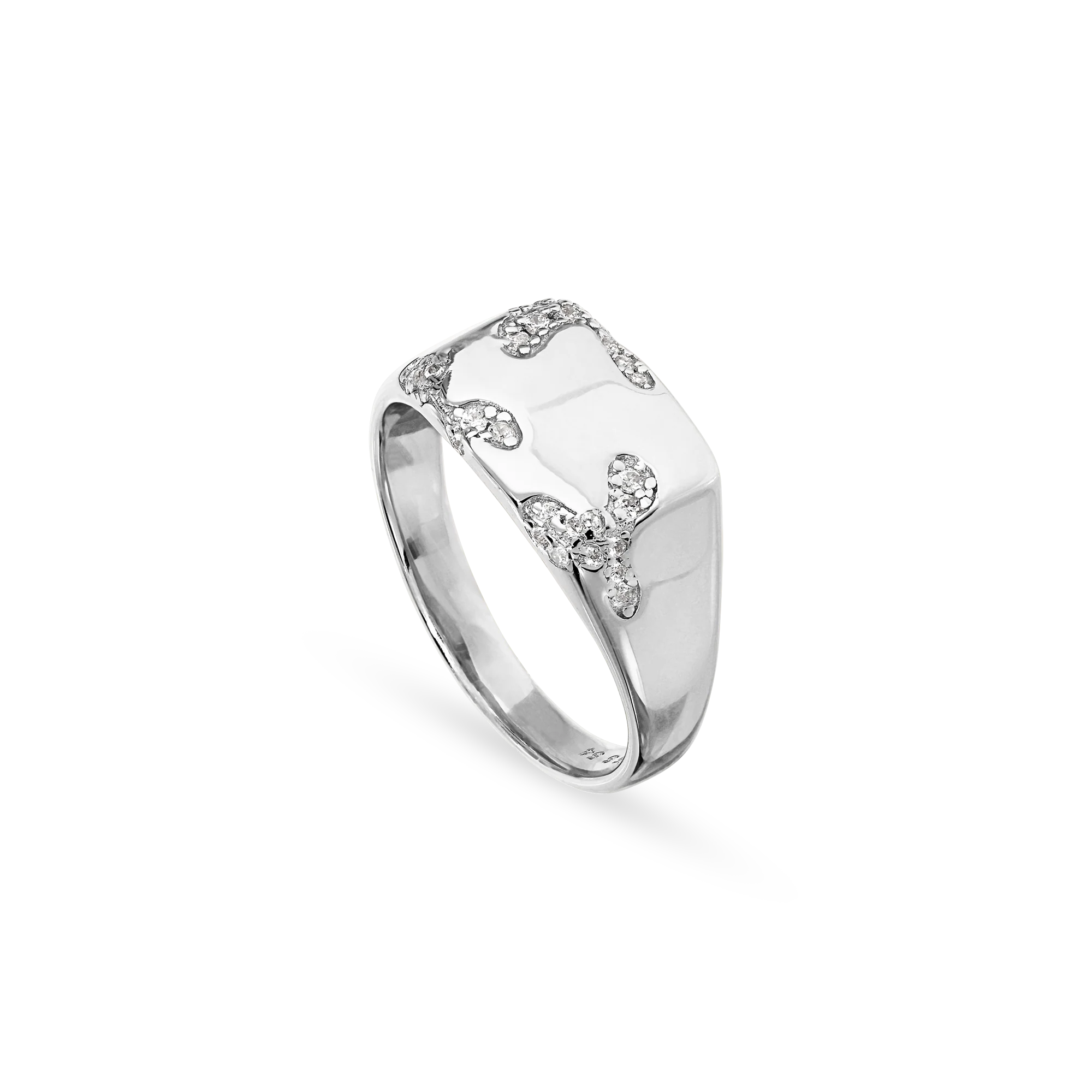 Iced Signet ring - sølv - Image 3