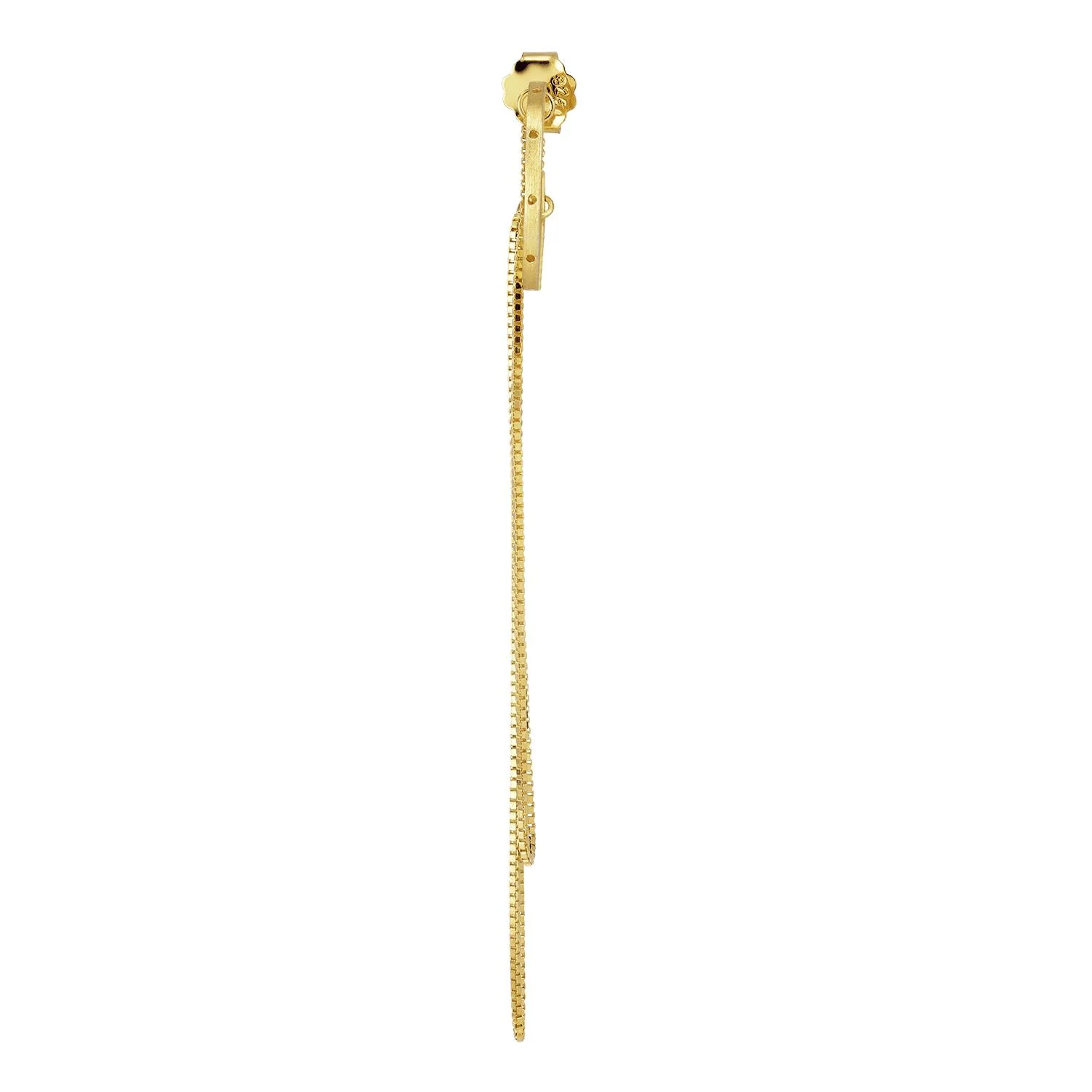 Orbis Chain ørering - forgyldt - Image 3