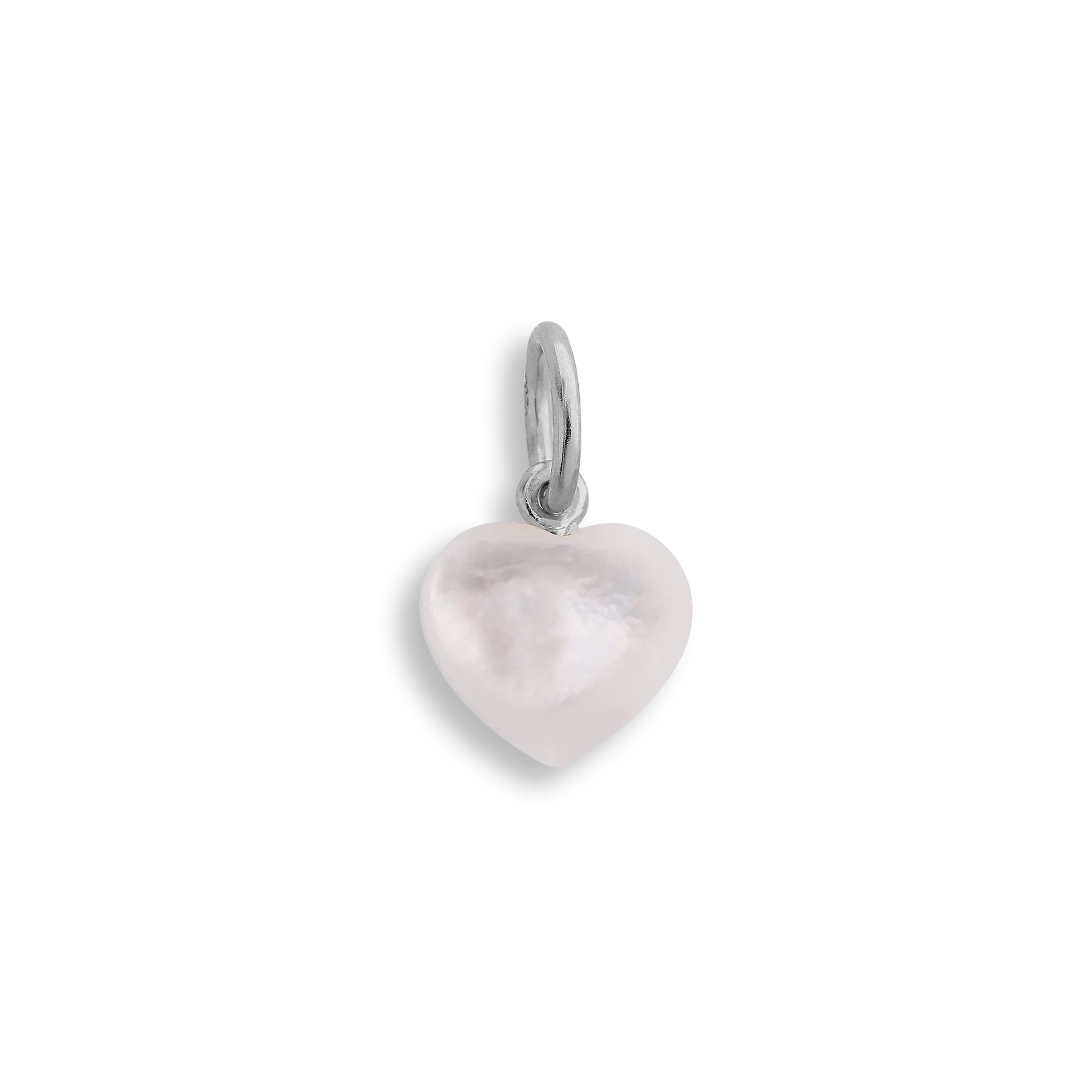 Small Souvenir Heart vedhæng - sølv