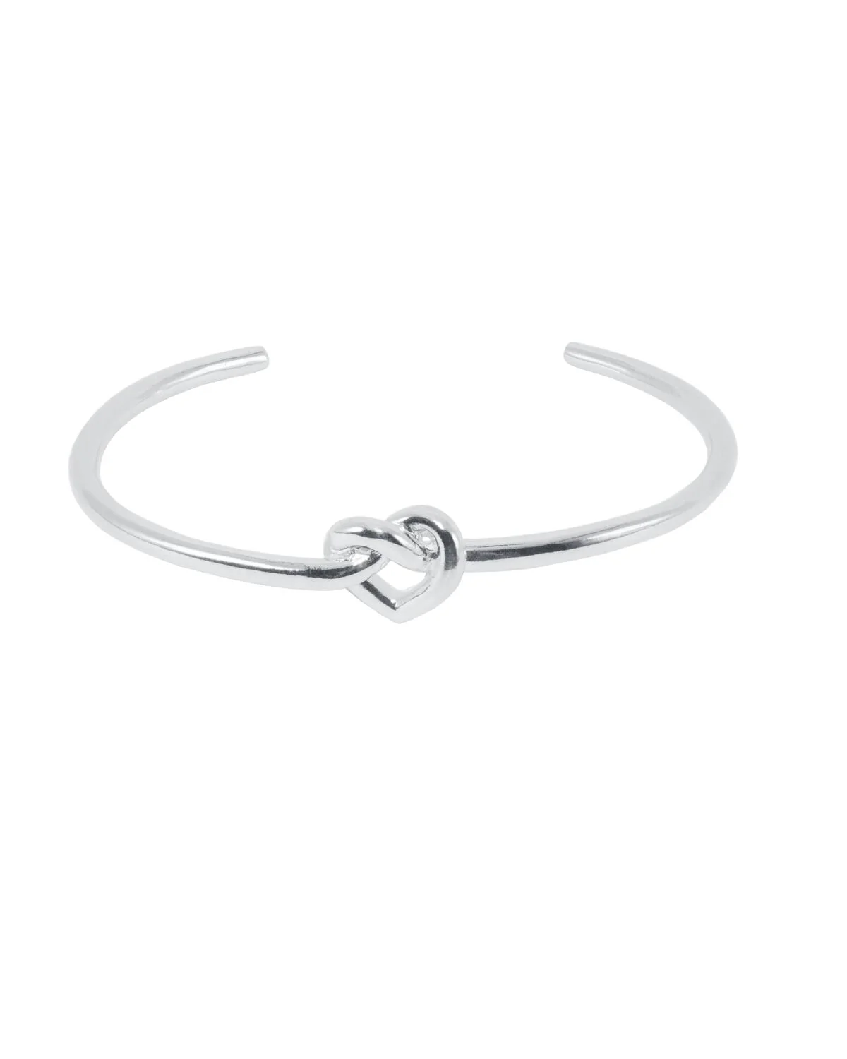 Tied Heart armring - sølv