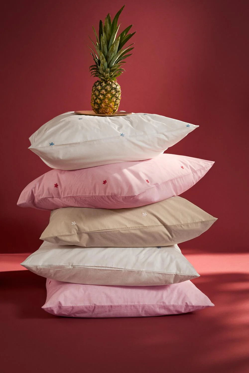 Daisy sengetøj - pink/rød - Image 4