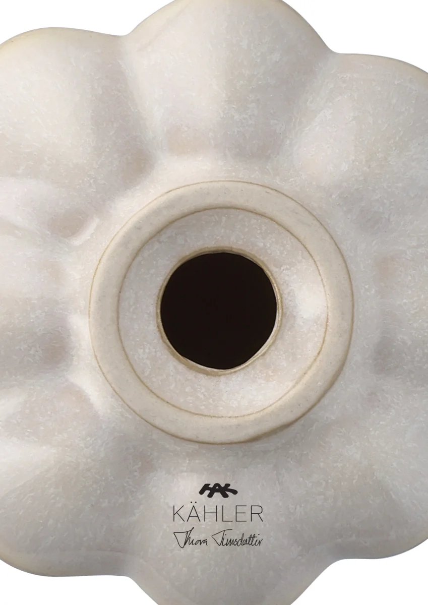Kantarel lysestage, sand - H10 cm - Image 10