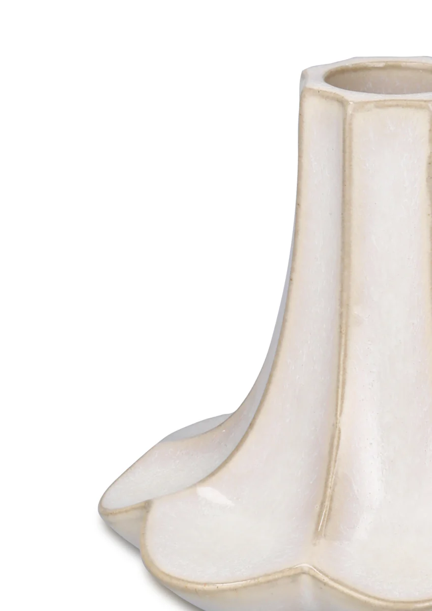 Kantarel lysestage, sand - H10 cm - Image 9