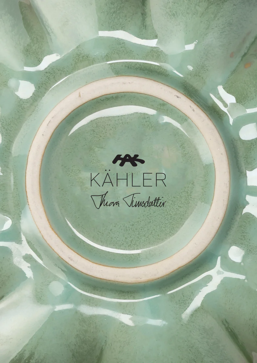 Kantarel vase, grøn - H20,5 cm - Image 11