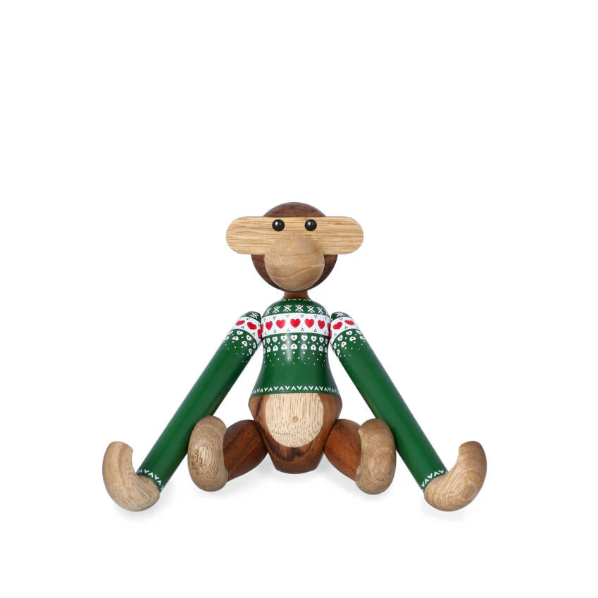Abe, lille julesweater 2025 - grøn