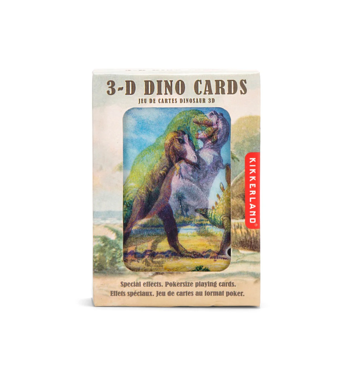 3D Dinosaurs spillekort