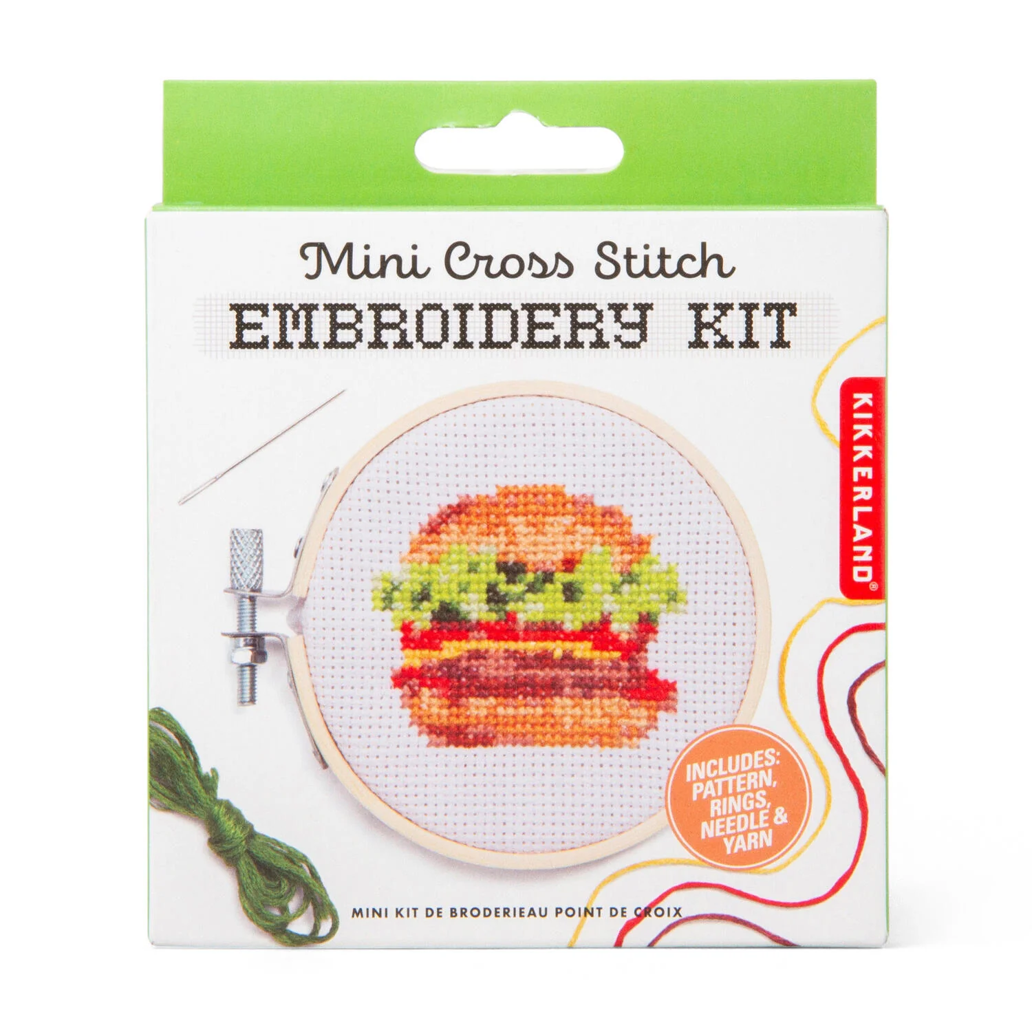 Burger broderikit - Ø9 cm