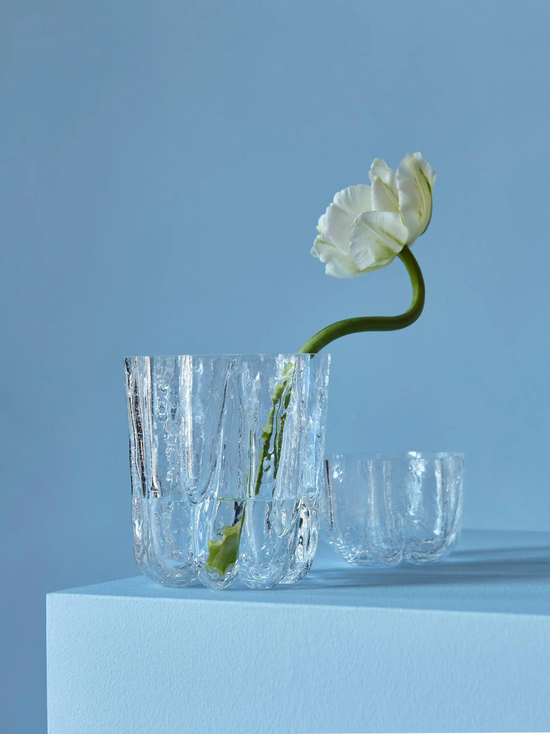 Crackle Votive lysestage - H5,8 cm - Image 3