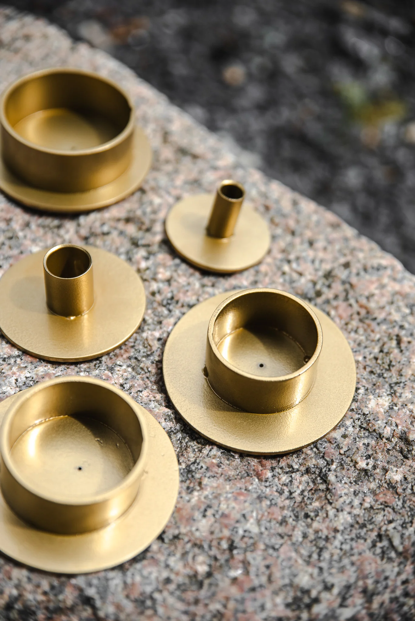 Cirkelstage, guldfarvet - Ø5 cm. - Image 2