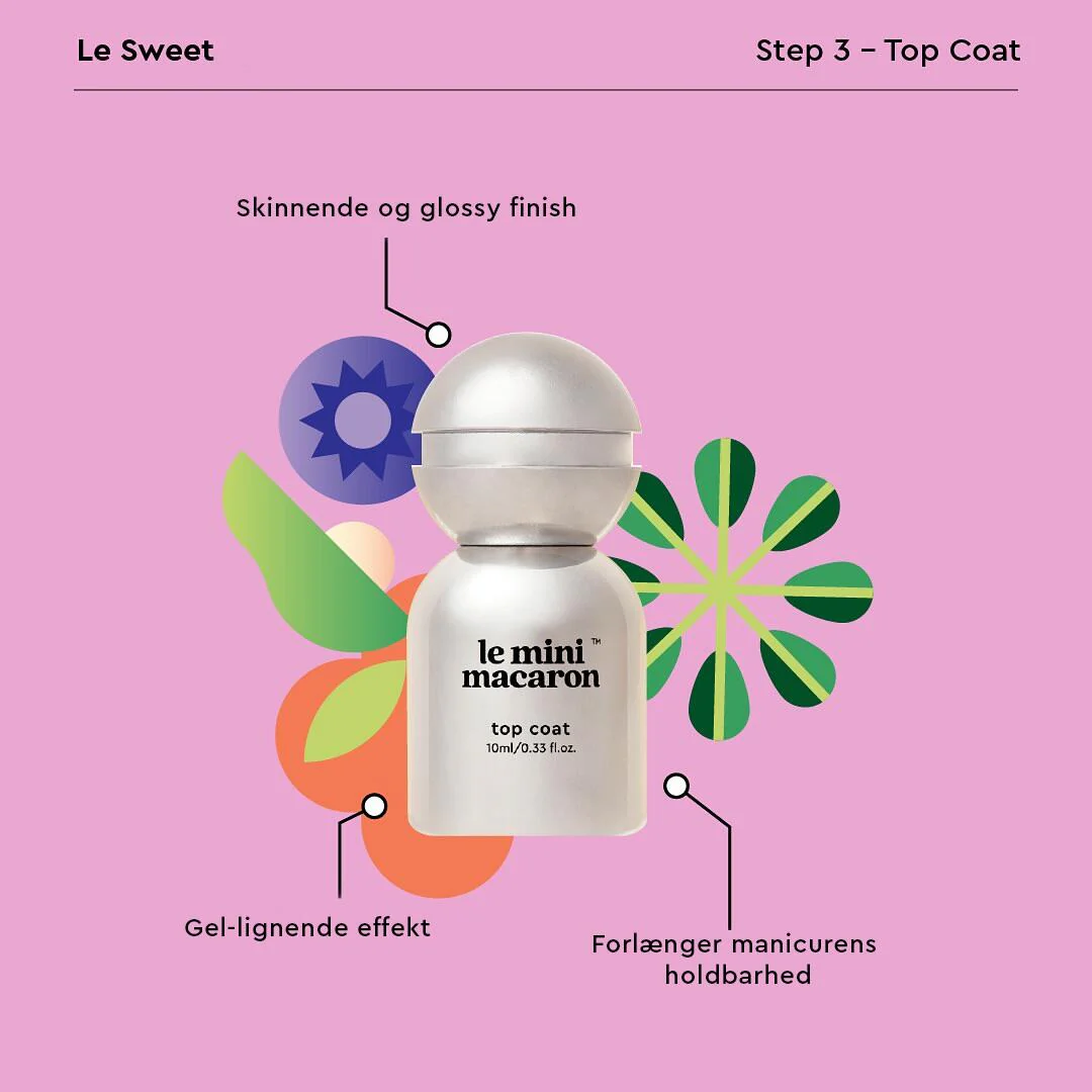 Le Sweet neglelak - Top Coat - Image 4