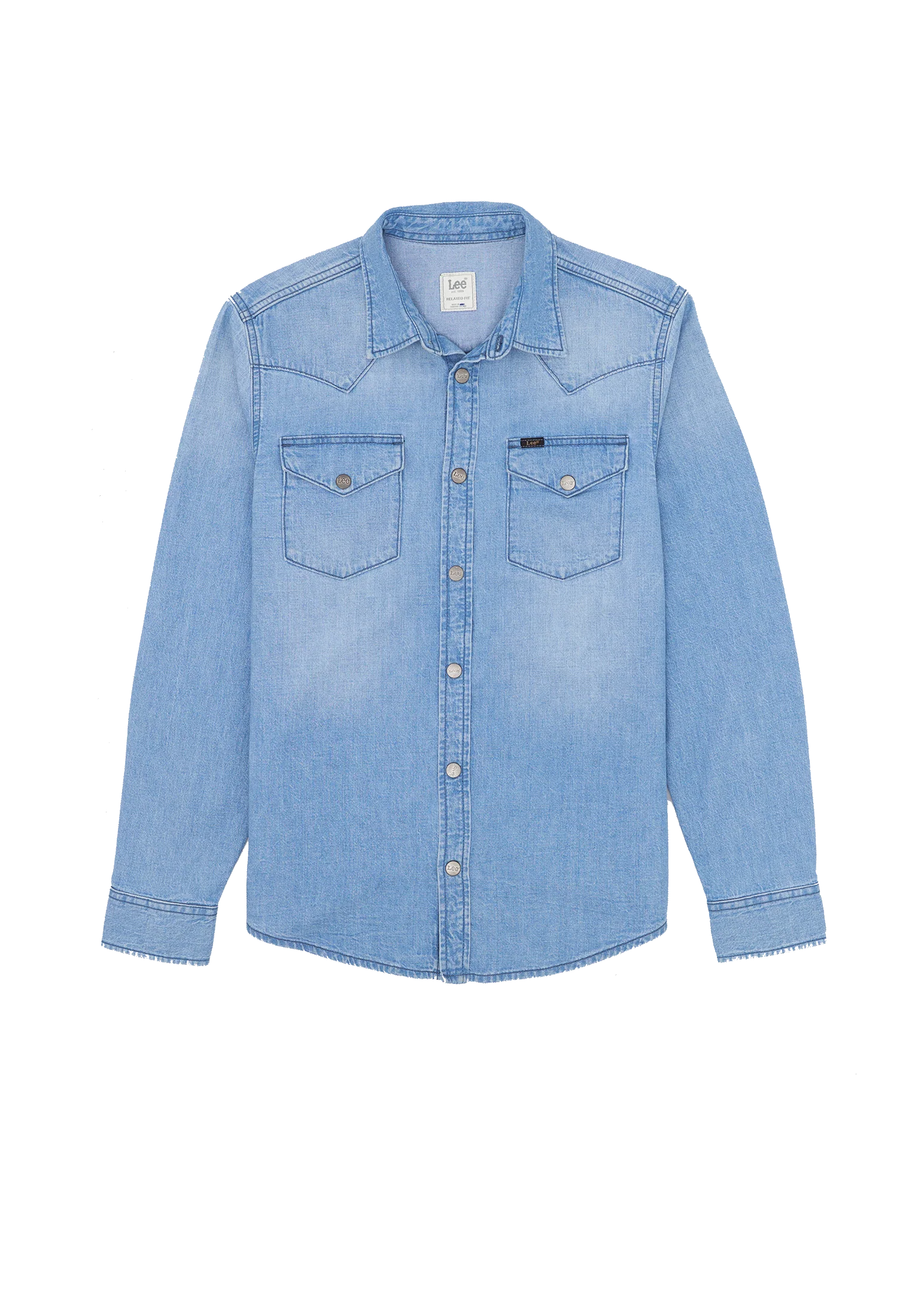 Regular Western denimskjorte - Starlight Wash - Image 2