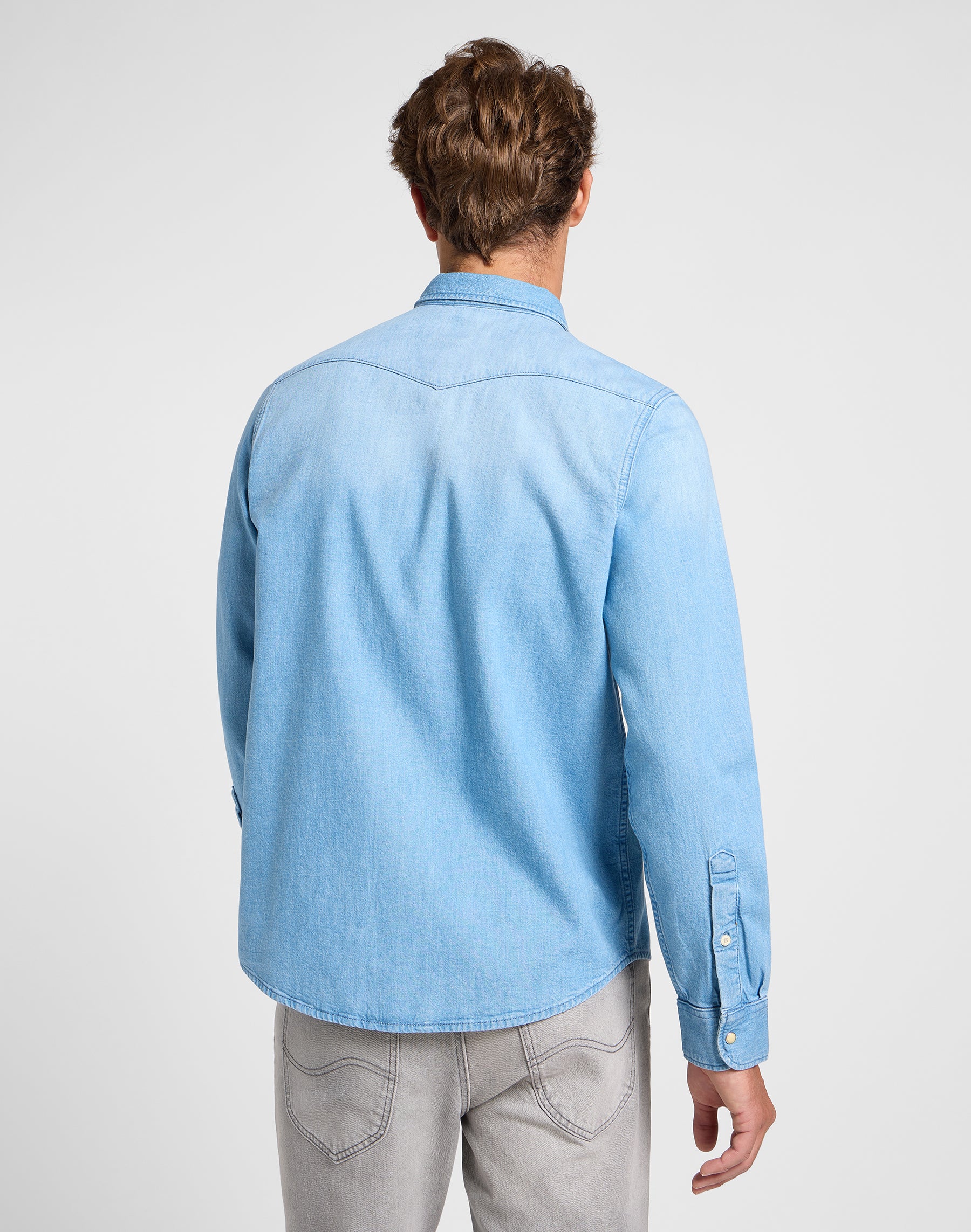 Regular Western denimskjorte - Starlight Wash - Image 4