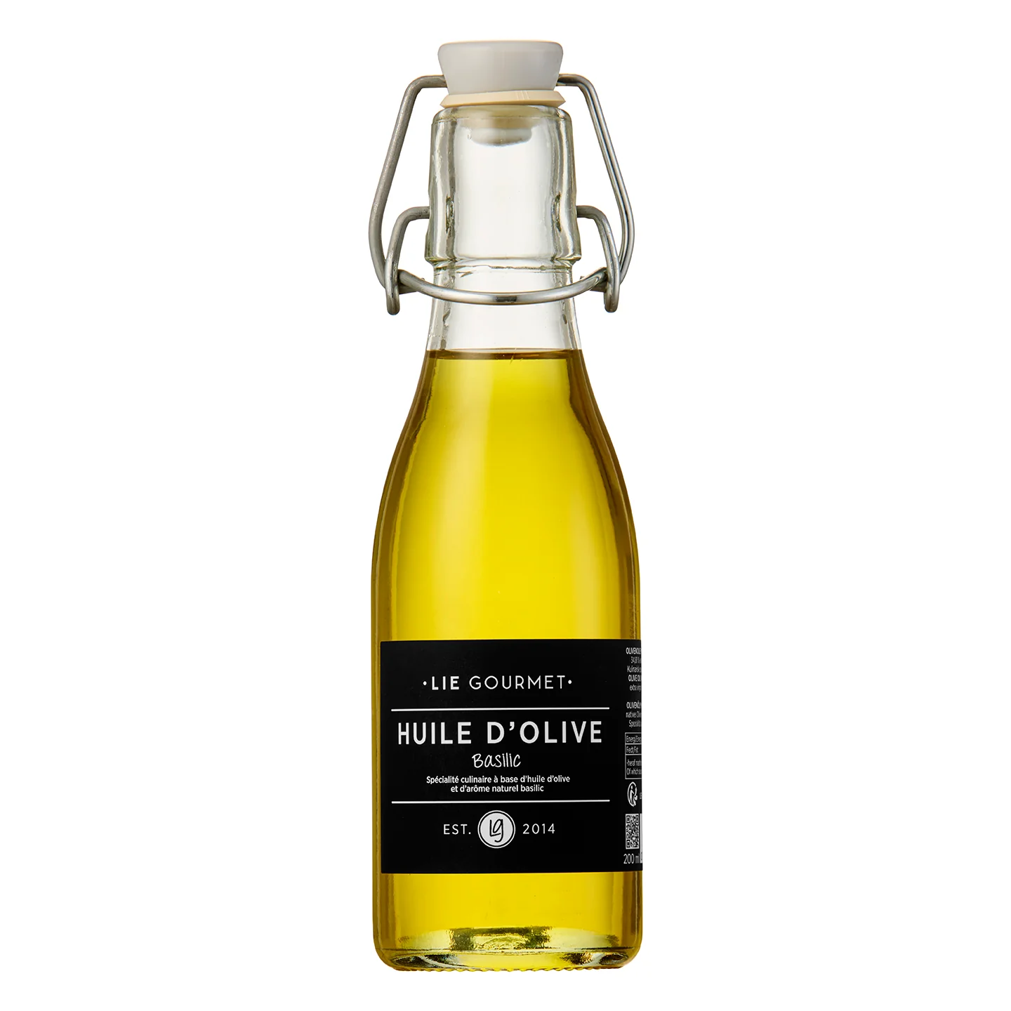 Olivenolie basilikum - 200 ml.