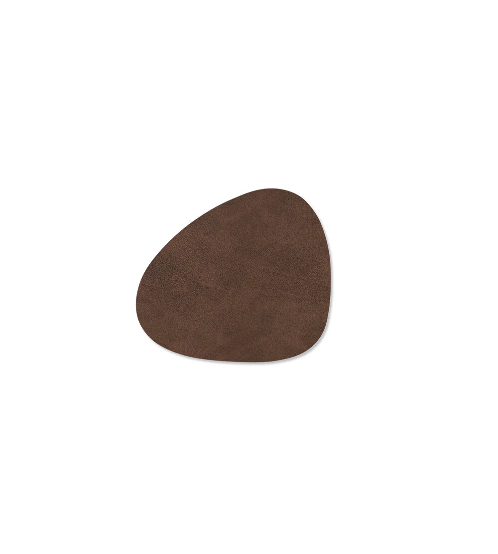 Nupo curve, glasbrik - dark brown