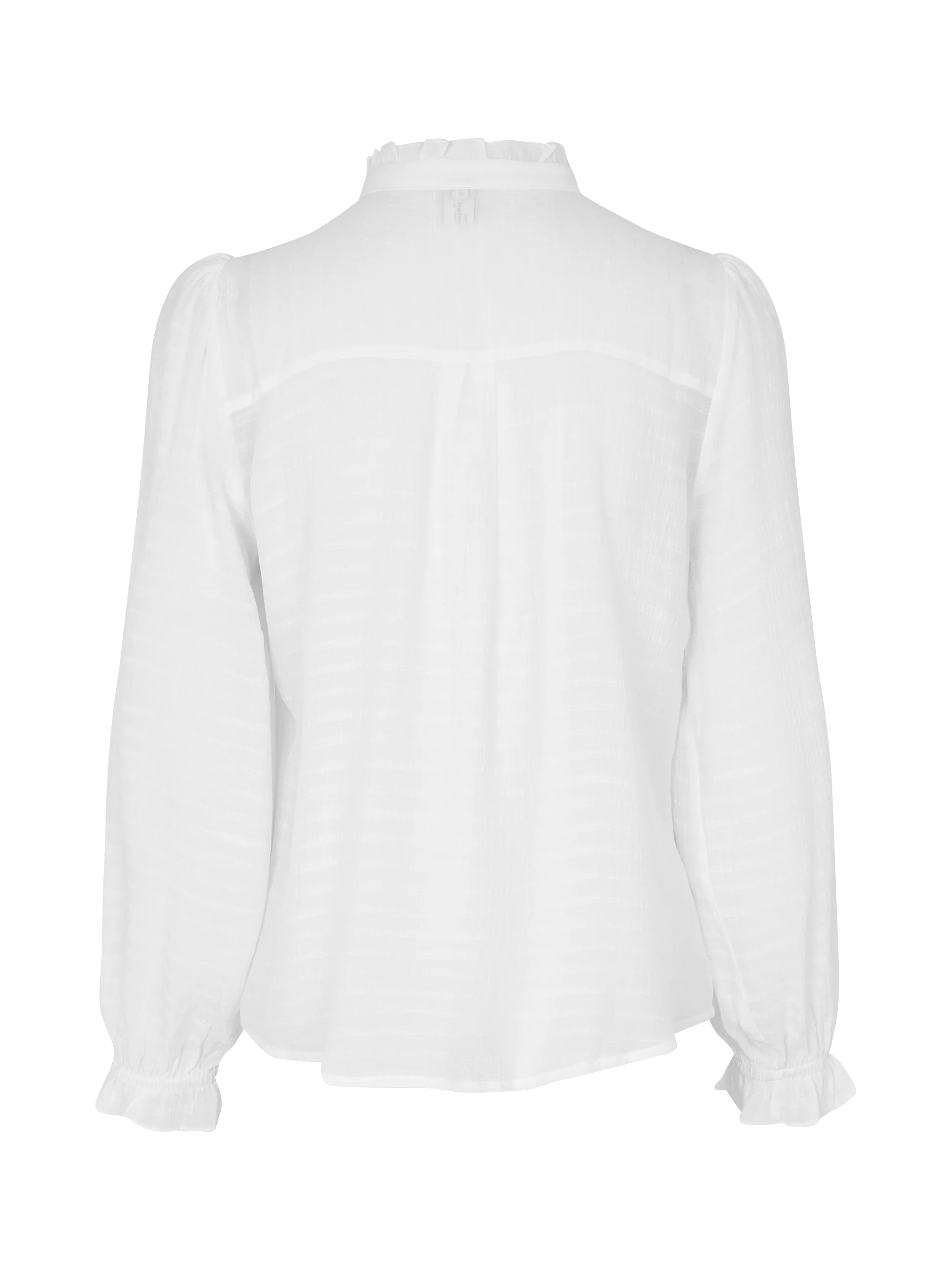 Arie skjortebluse - hvid - Image 2