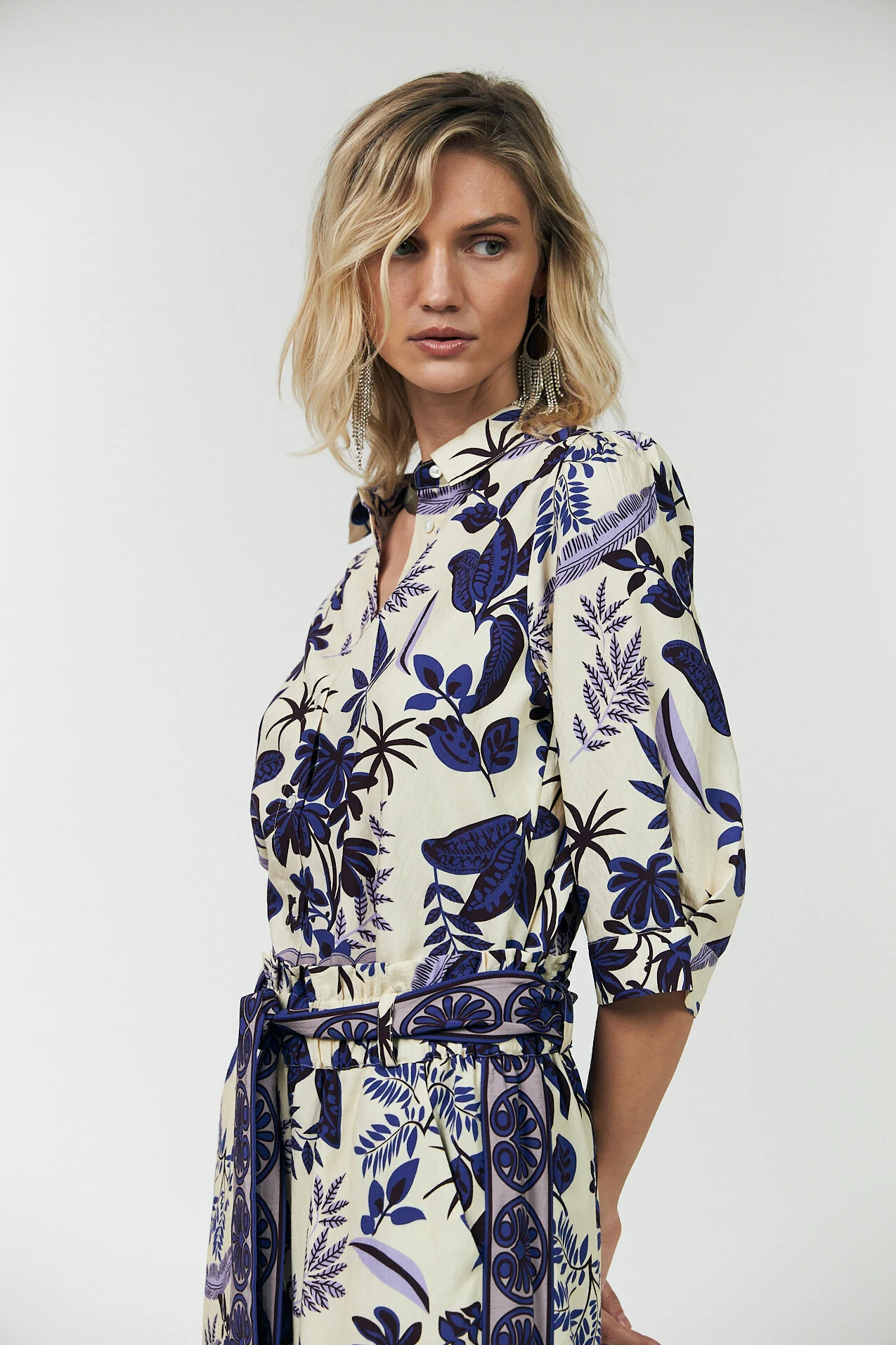 BonoLL skjorte - 74 Flower Print