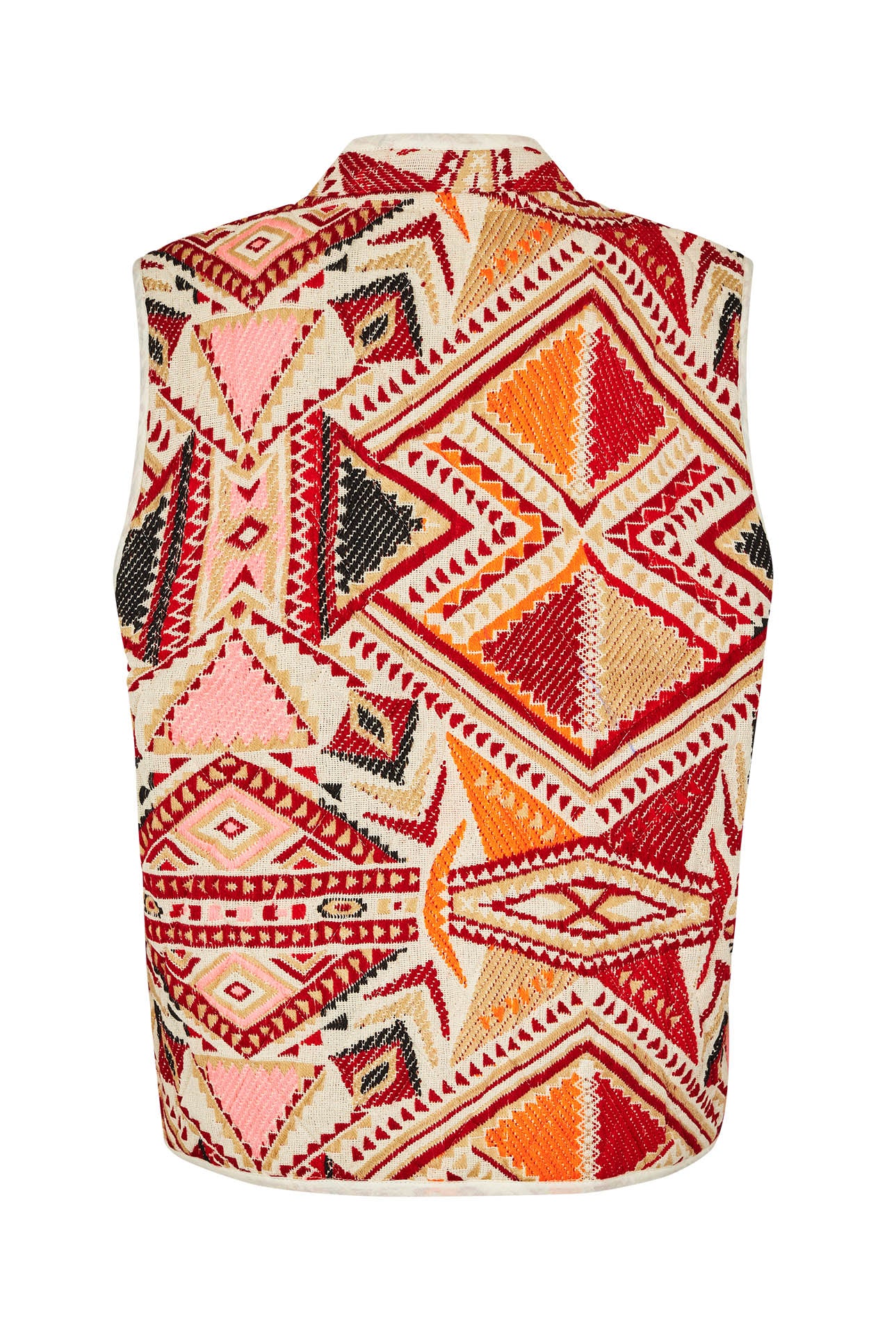 Cairoll vest - Red Multi - Image 7