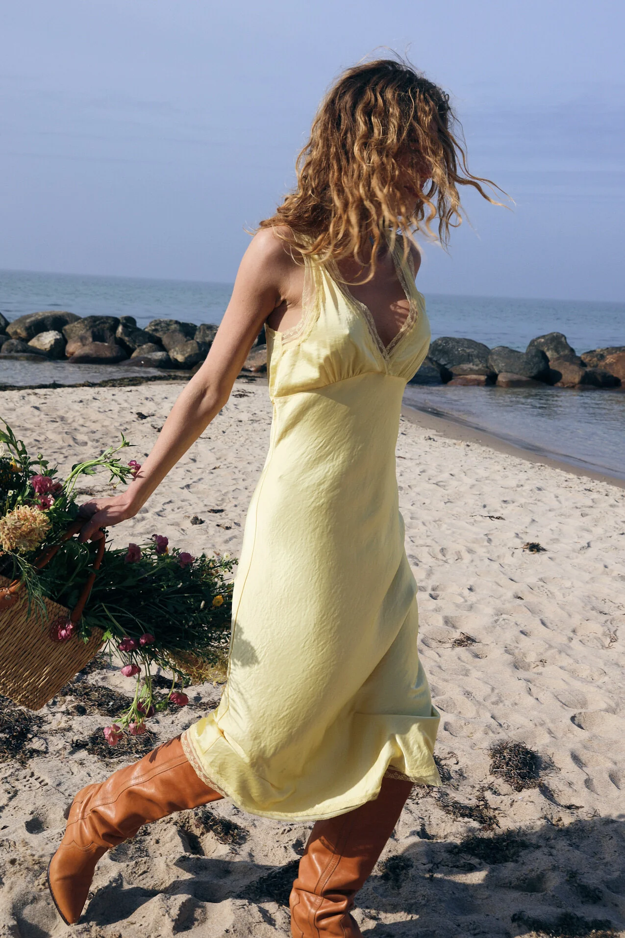 Clari Midikjole - 93 Light Yellow - Image 8