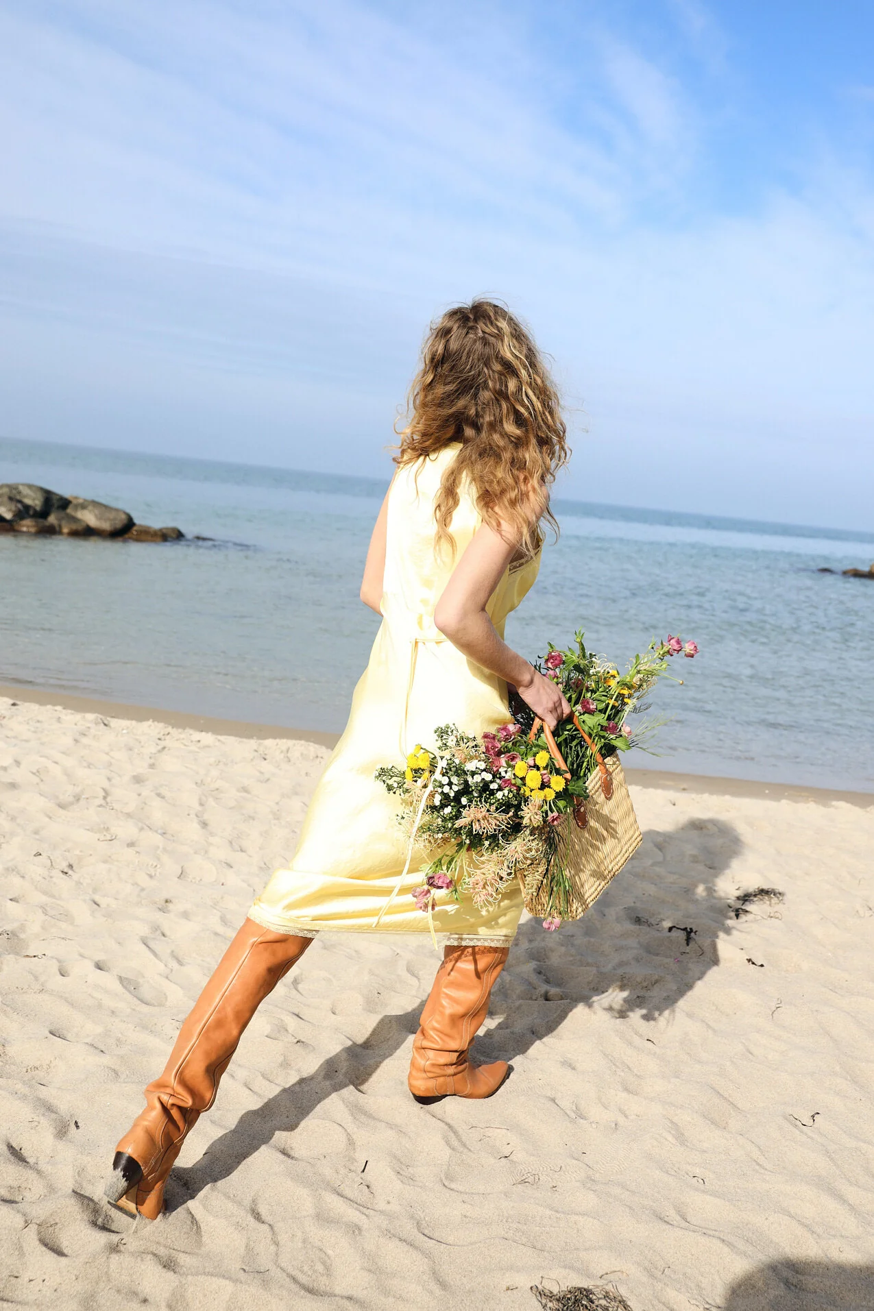 Clari Midikjole - 93 Light Yellow - Image 9