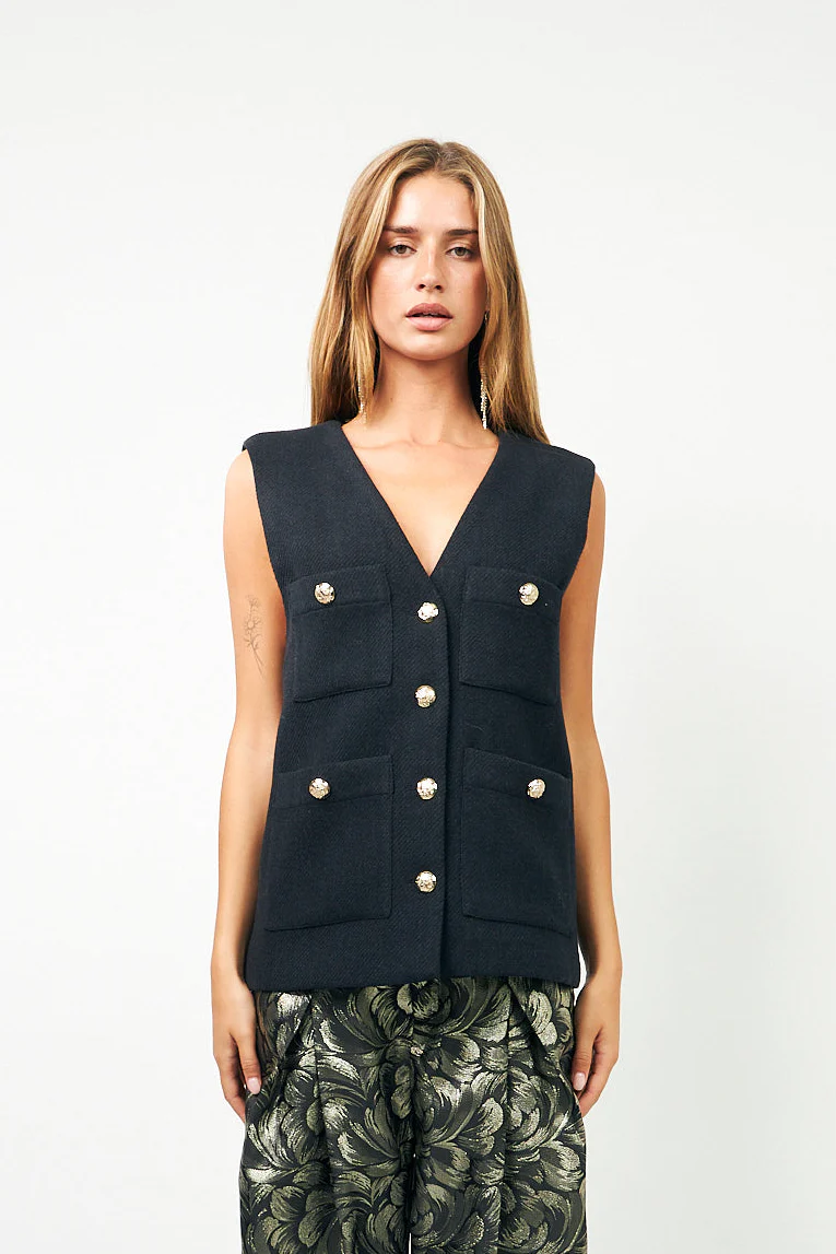 Edel vest - Dark Navy