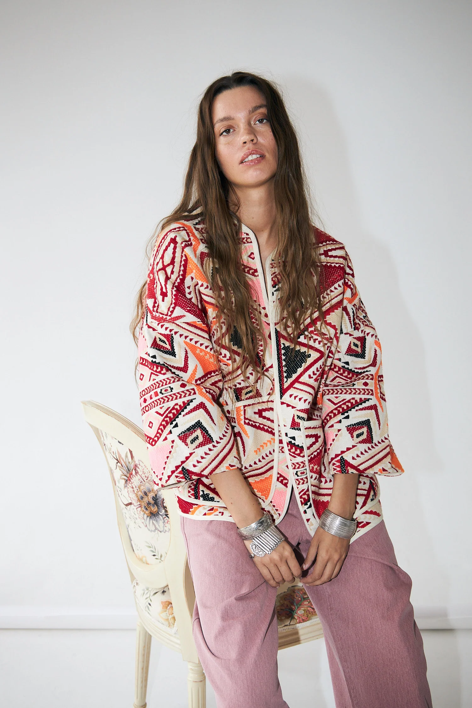 Lulull jakke - Red Multi - Image 3