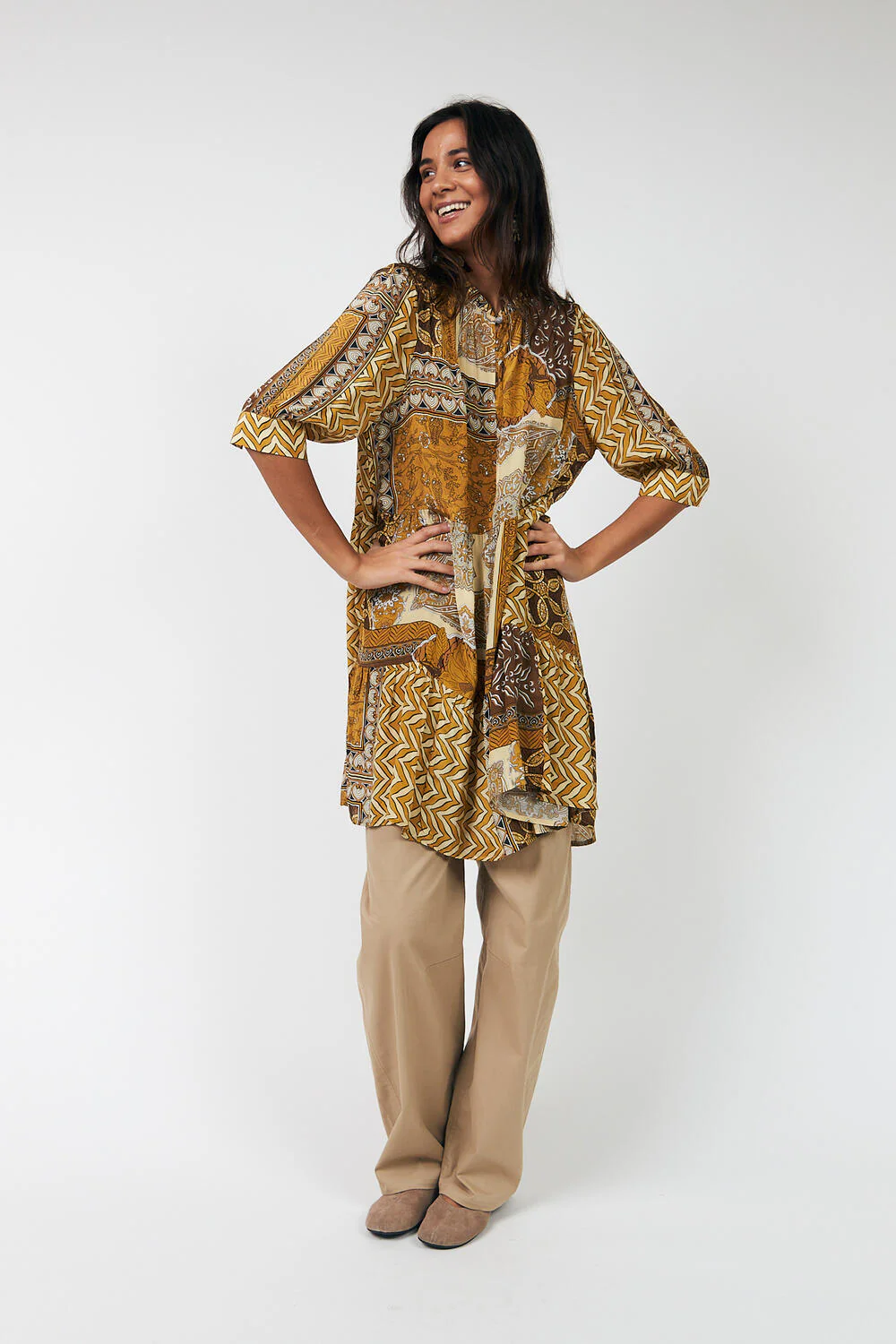 SabineLL kjole - 64 Graphic Print