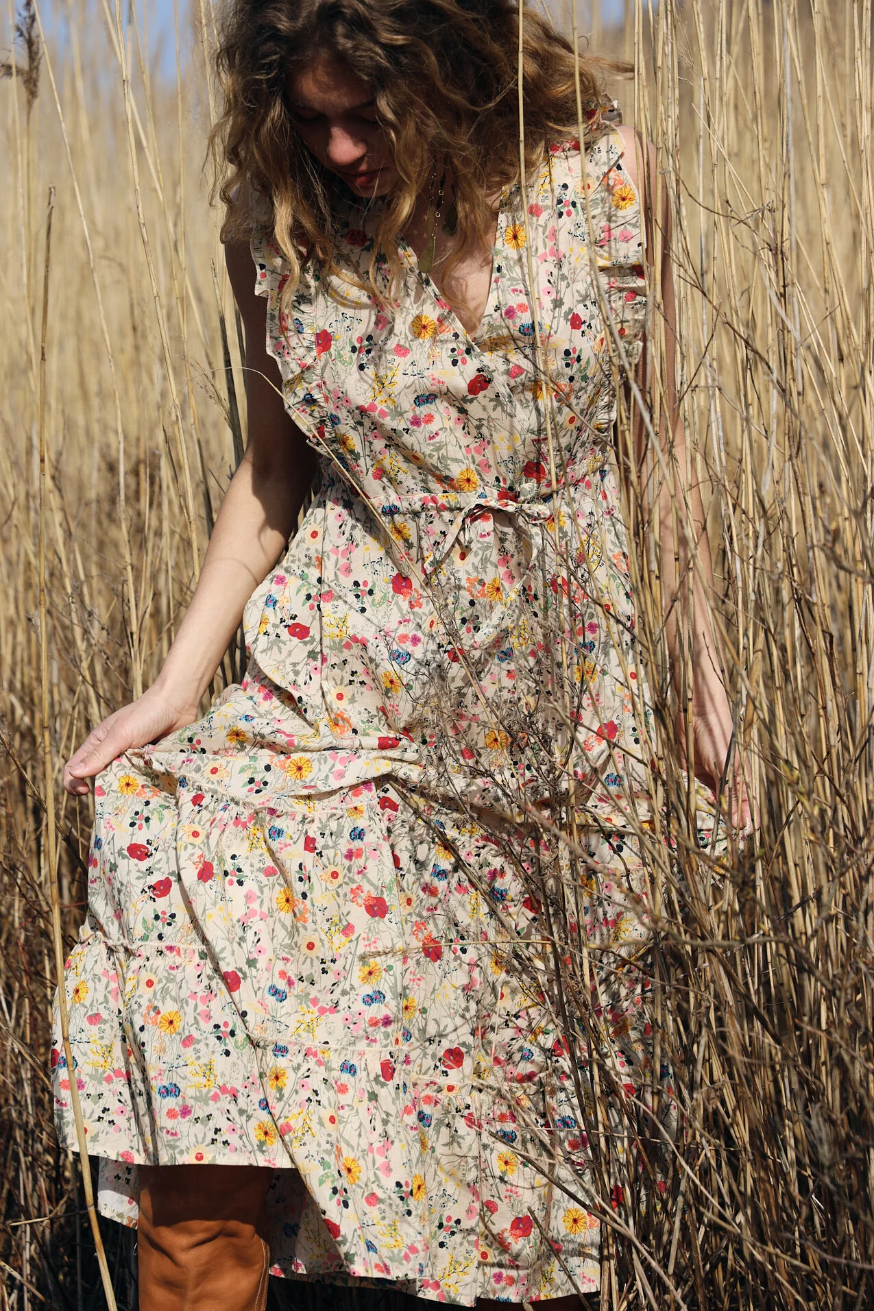Samo Midikjole - 74 Flower Print - Image 5