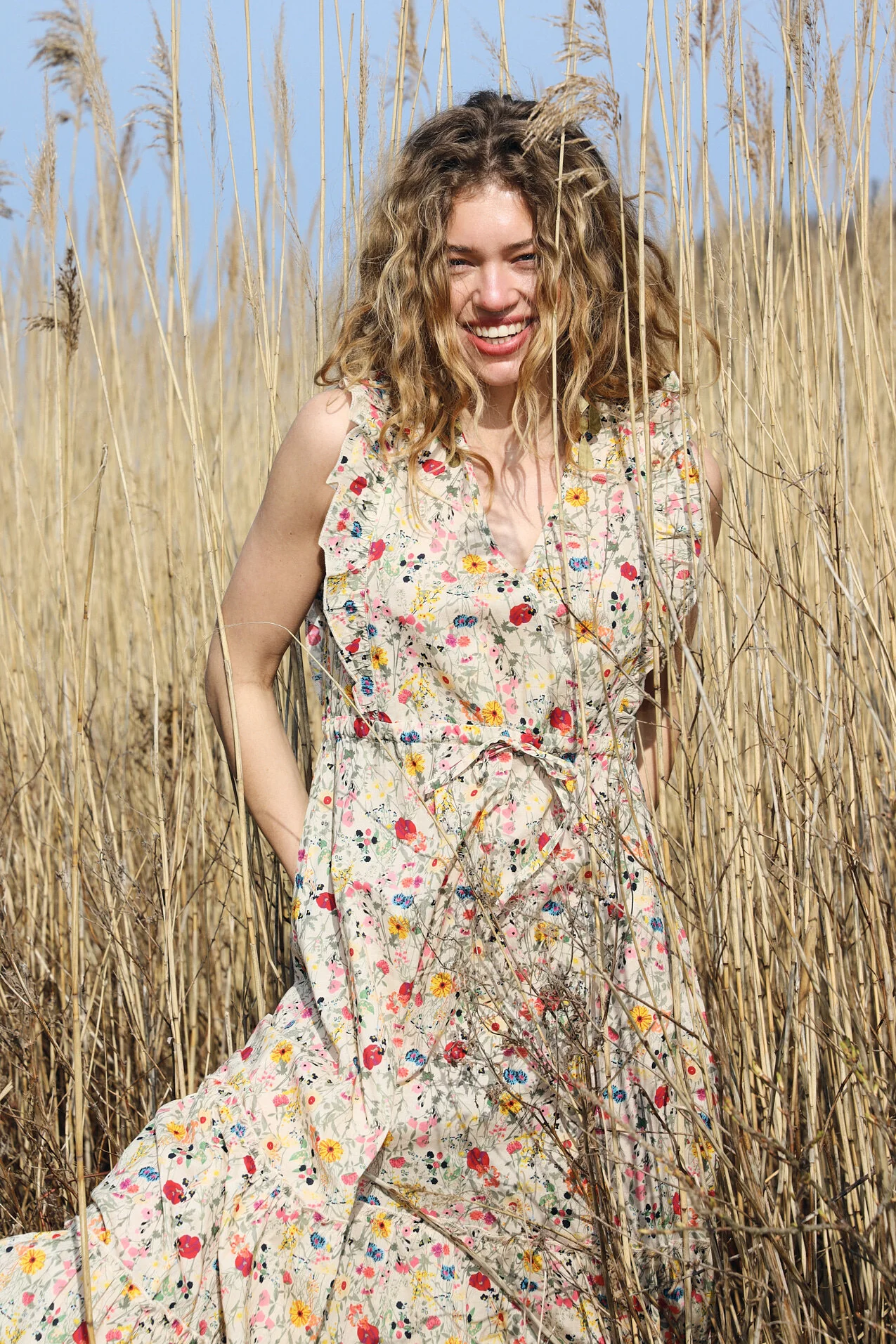 Samo Midikjole - 74 Flower Print - Image 8
