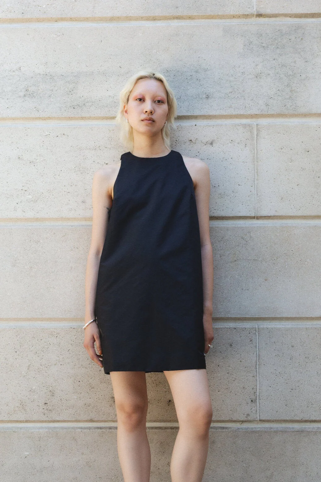 Adela kort kjole - sort - Image 4