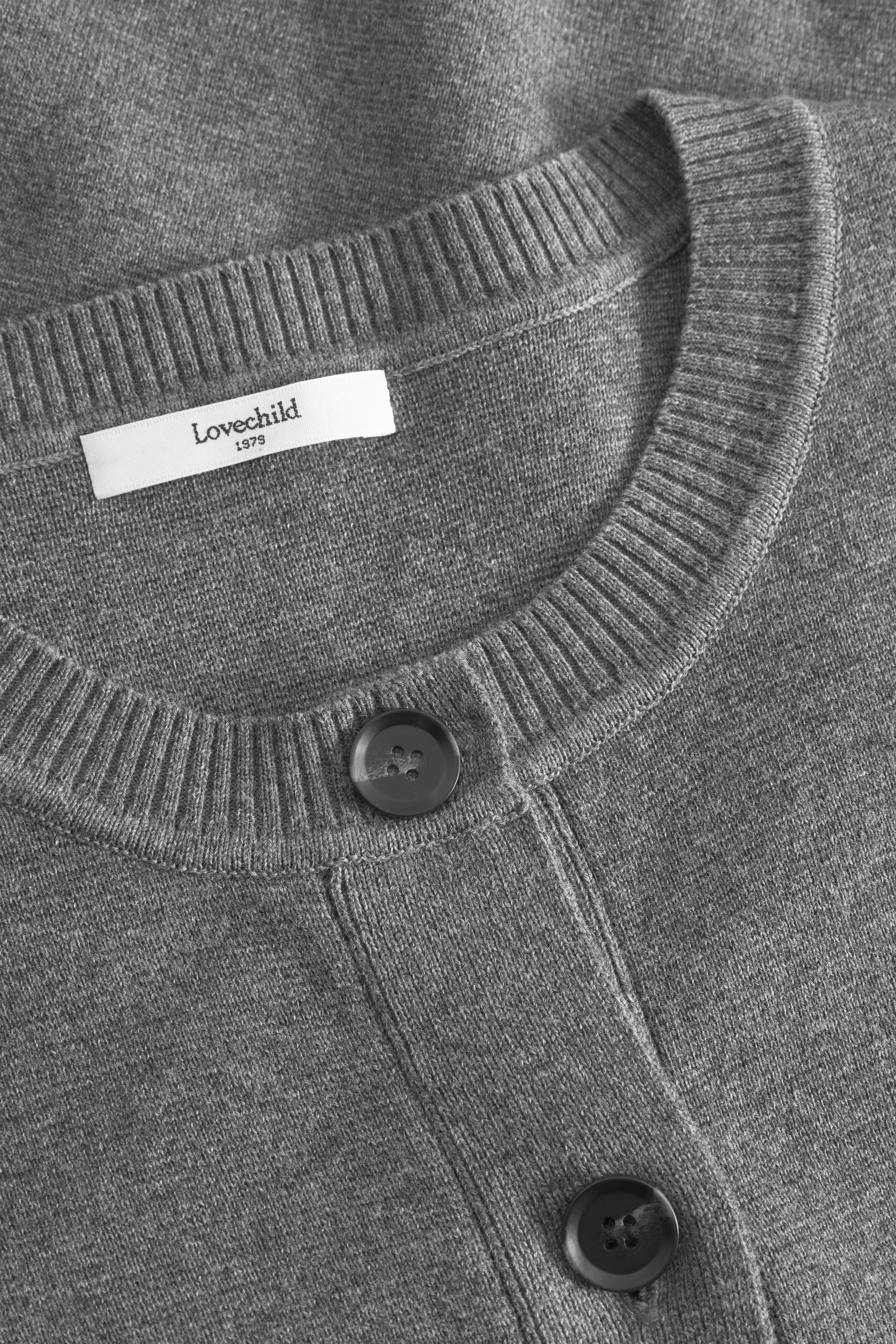 Jasmine cardigan - Grey Mel - Image 6