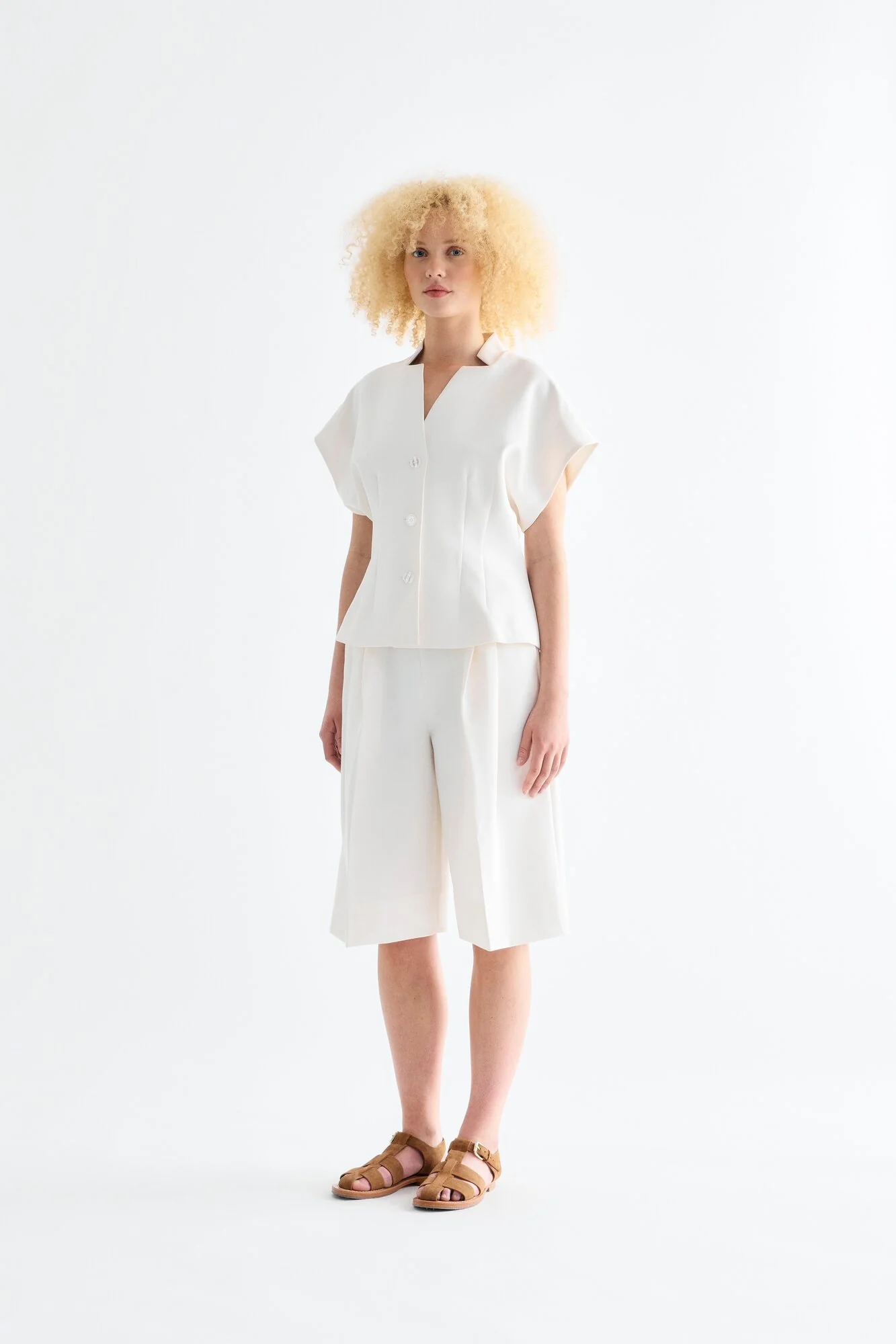 Lainey shorts - 007 Egret - Image 3