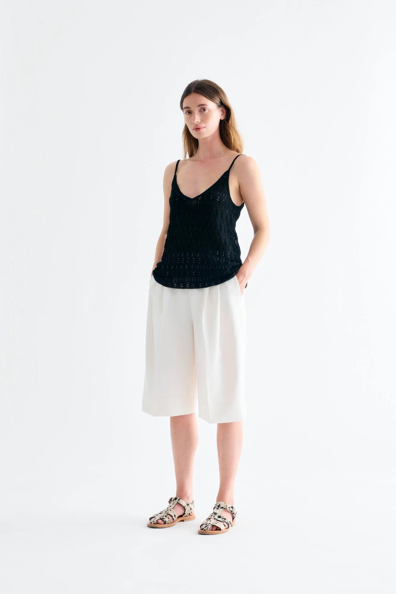 Lainey shorts - 007 Egret - Image 8