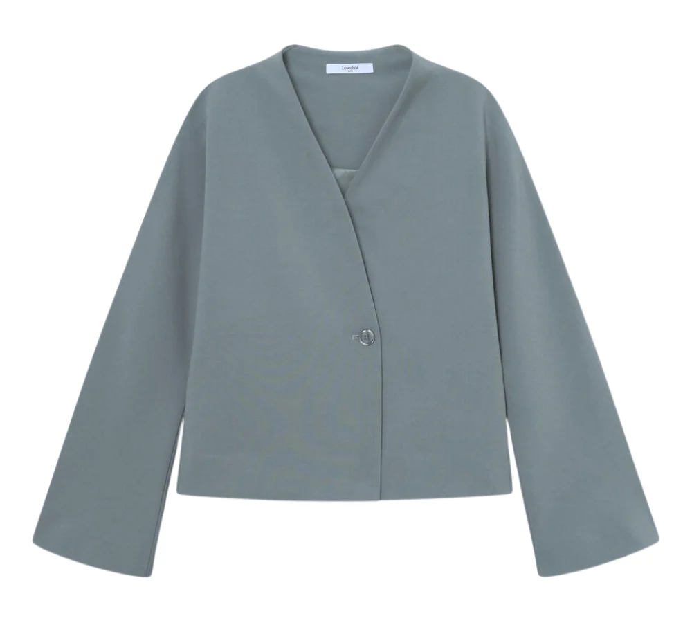 Lara bluse - Sea Grey - Image 2