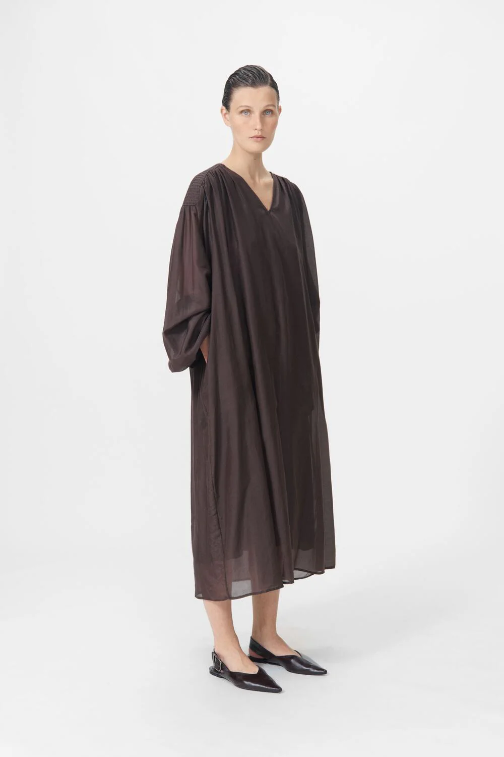 Liviana kjole - Chestnut