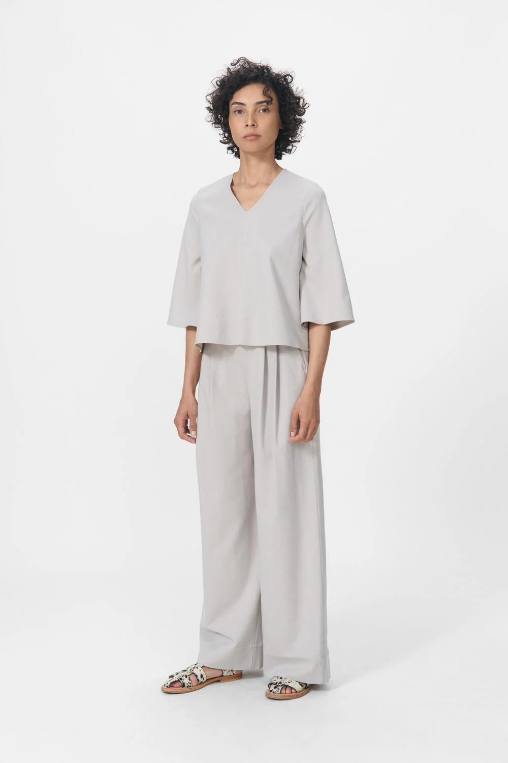 Mary-Ann bukser - Taupe Grey