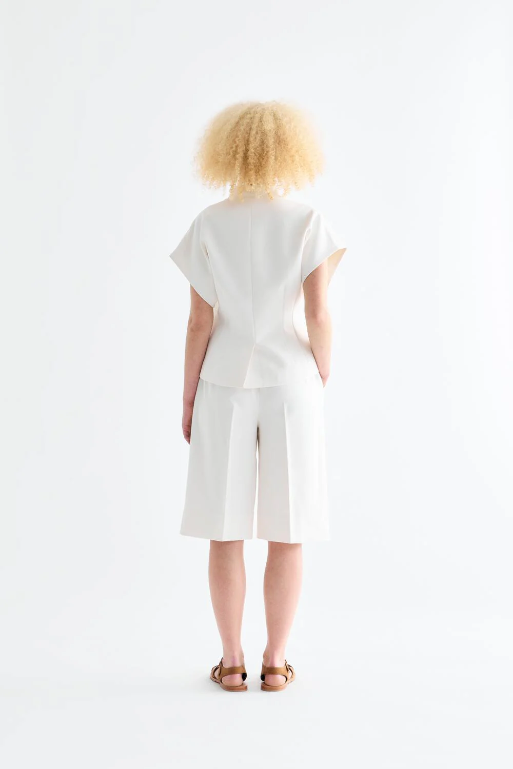 Minju bluse - 007 Egret - Image 3
