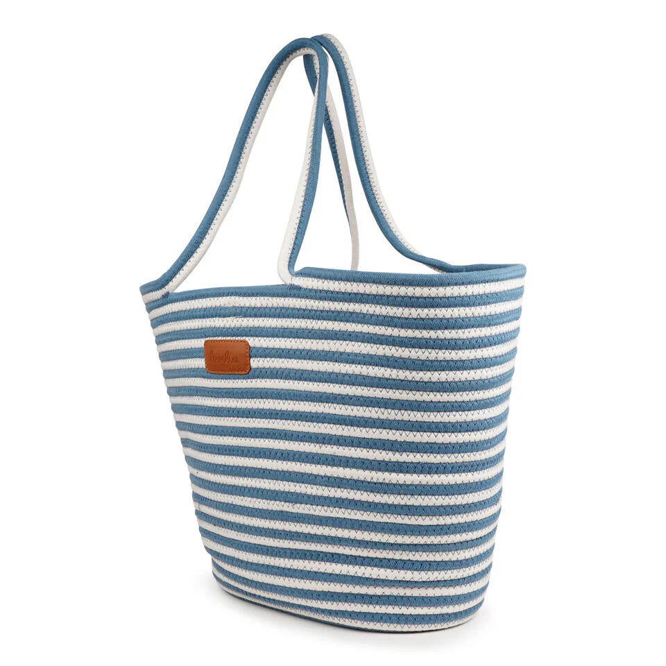 Capri strandtaske - Navy Blue - Image 3