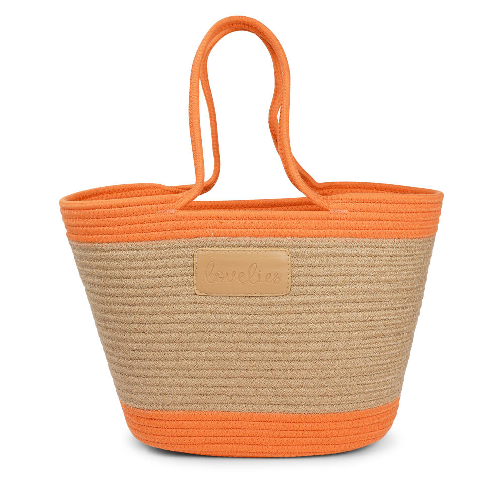 Flamencos strandtaske, Medium - Orange Paradise