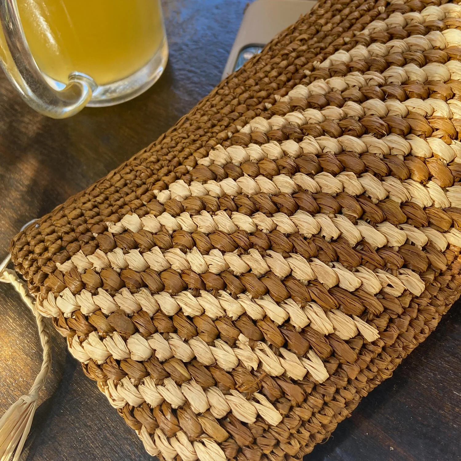 Mimose clutch - Cinnamon/Nut - Image 4