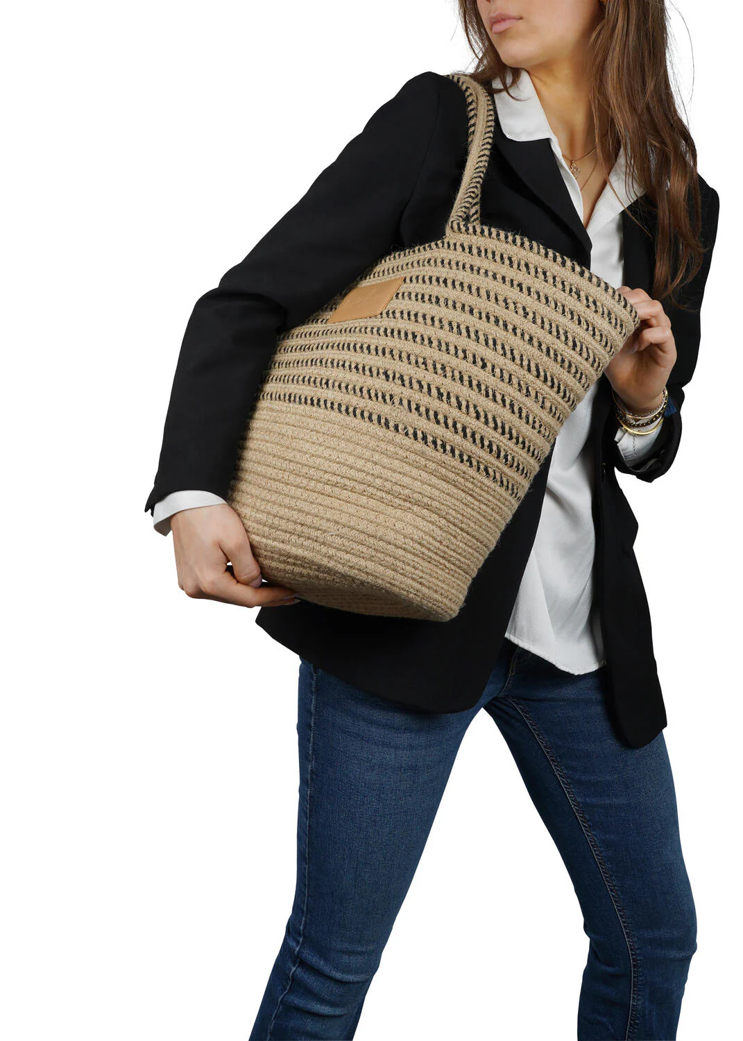 Paraiso strandtaske, stor - Dark Stripe - Image 3