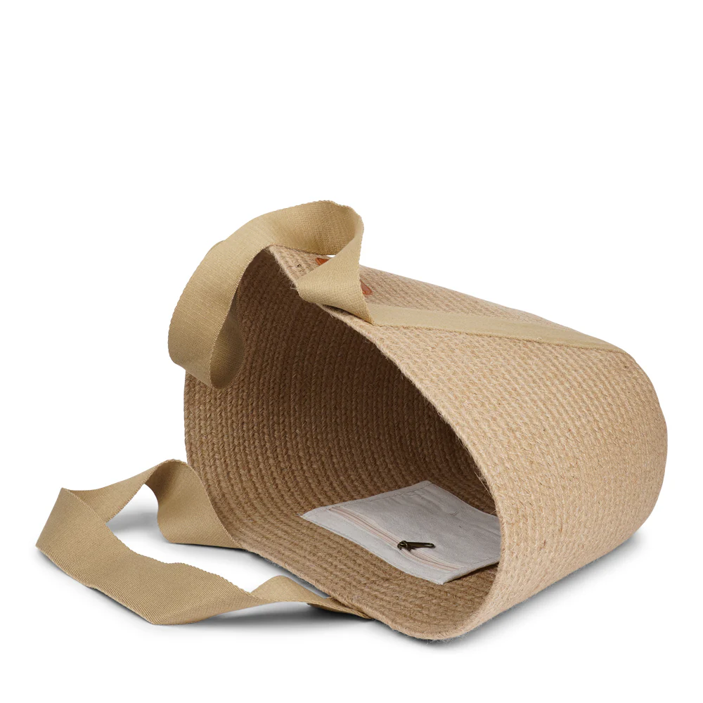 Peppino Jute taske - Croissant/Jute - Image 4