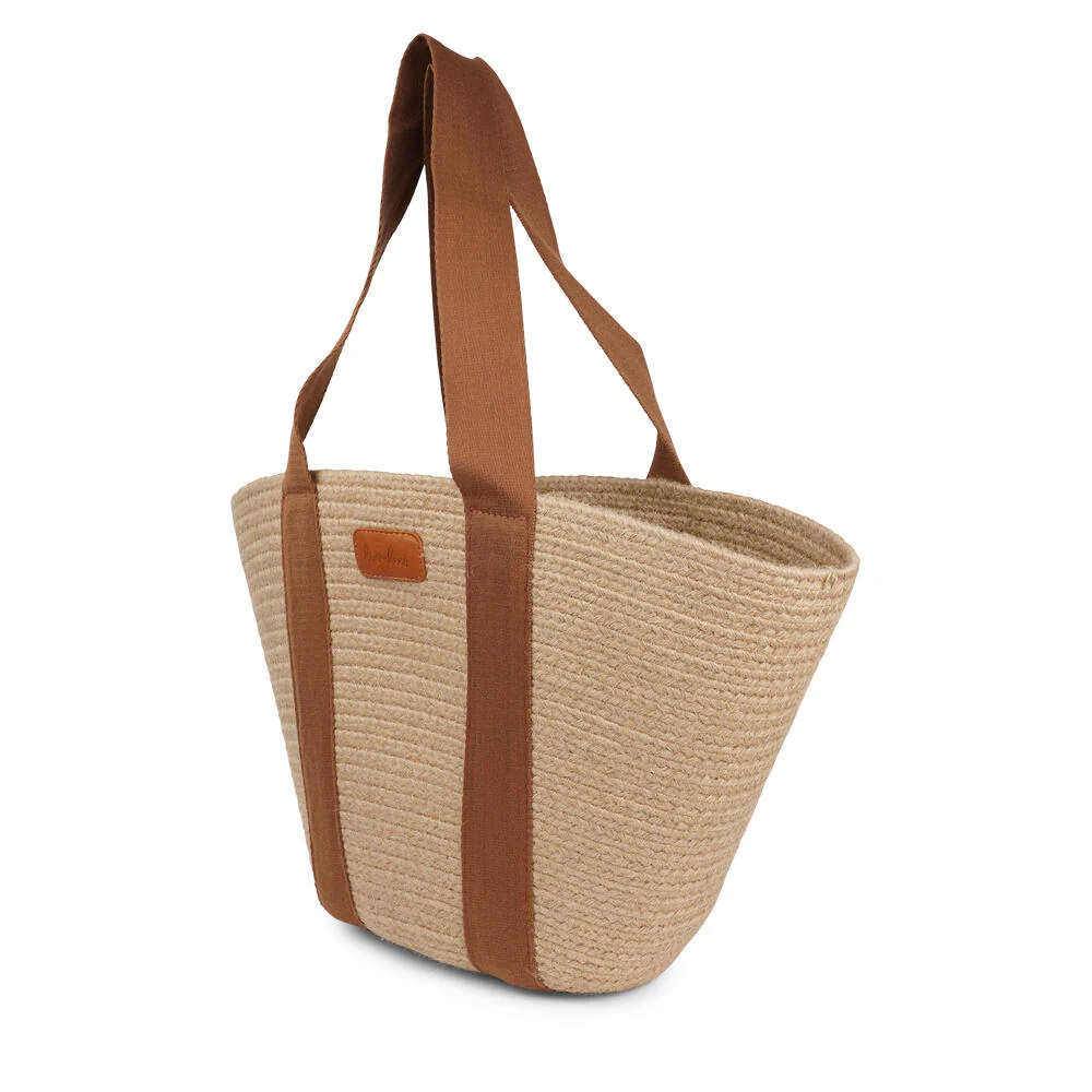 Peppino jute taske - Mocha/Jute - Image 3