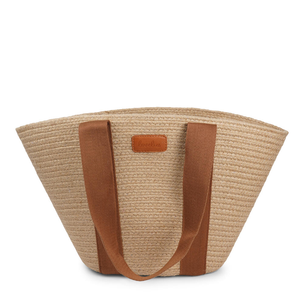 Peppino jute taske - Mocha/Jute - Image 4