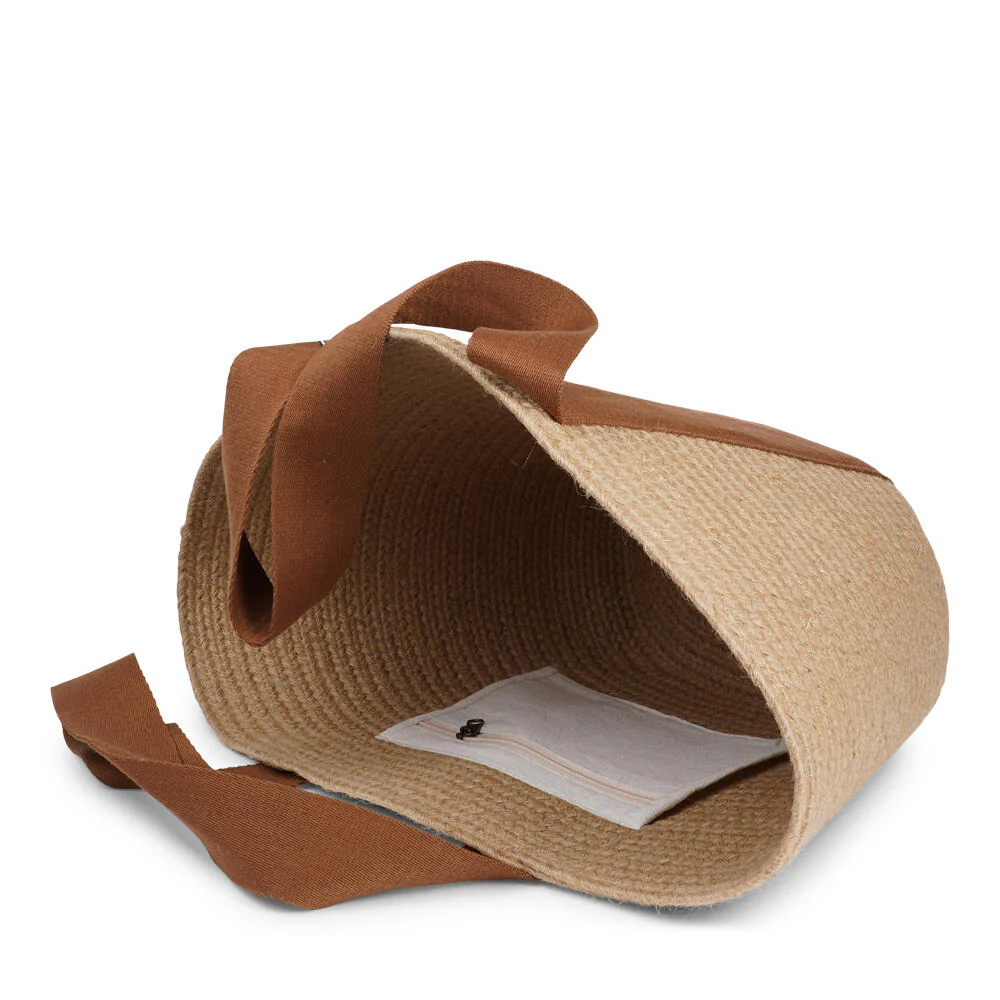 Peppino jute taske - Mocha/Jute - Image 5