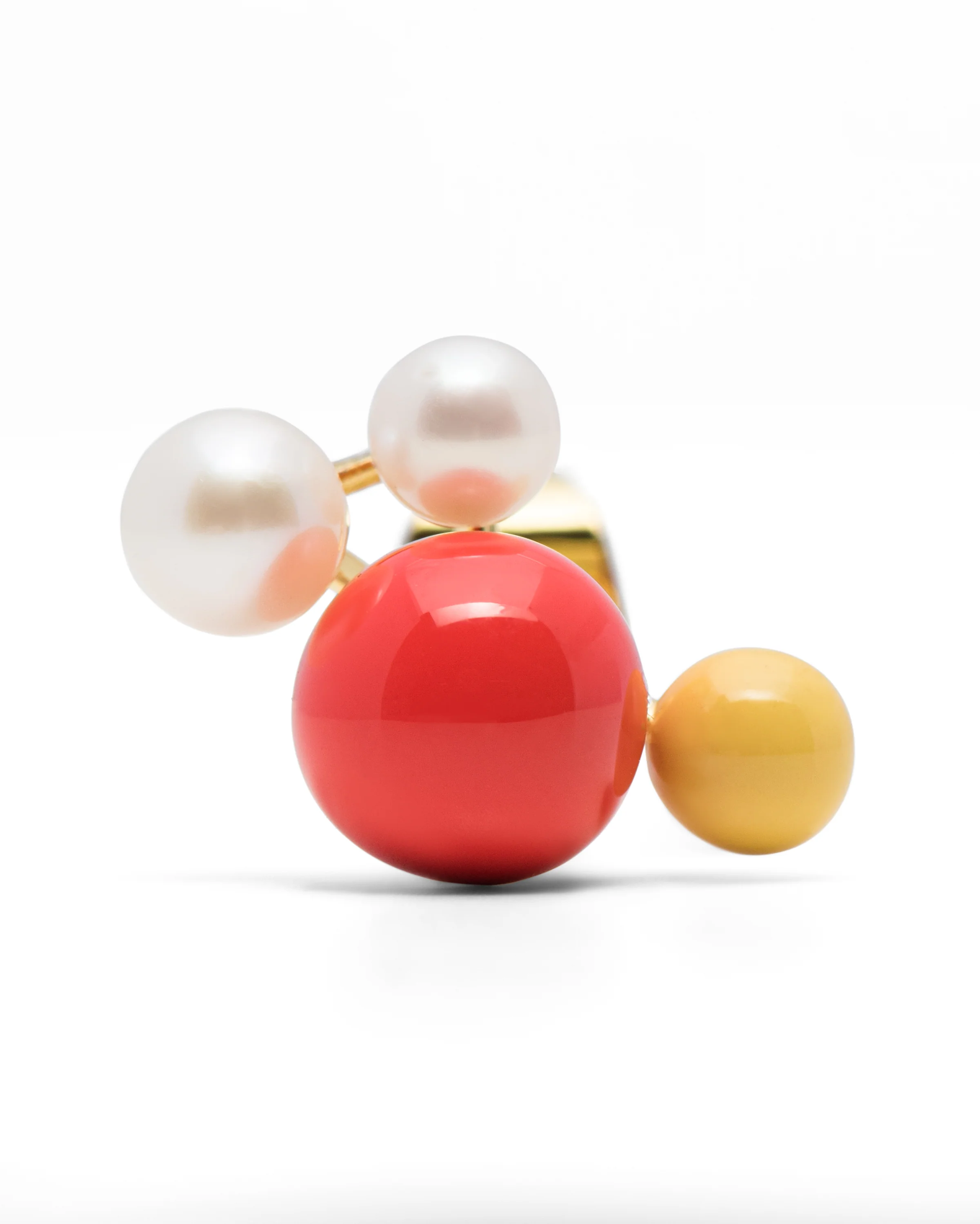 Bouquet ørering - forgyldt - Image 3