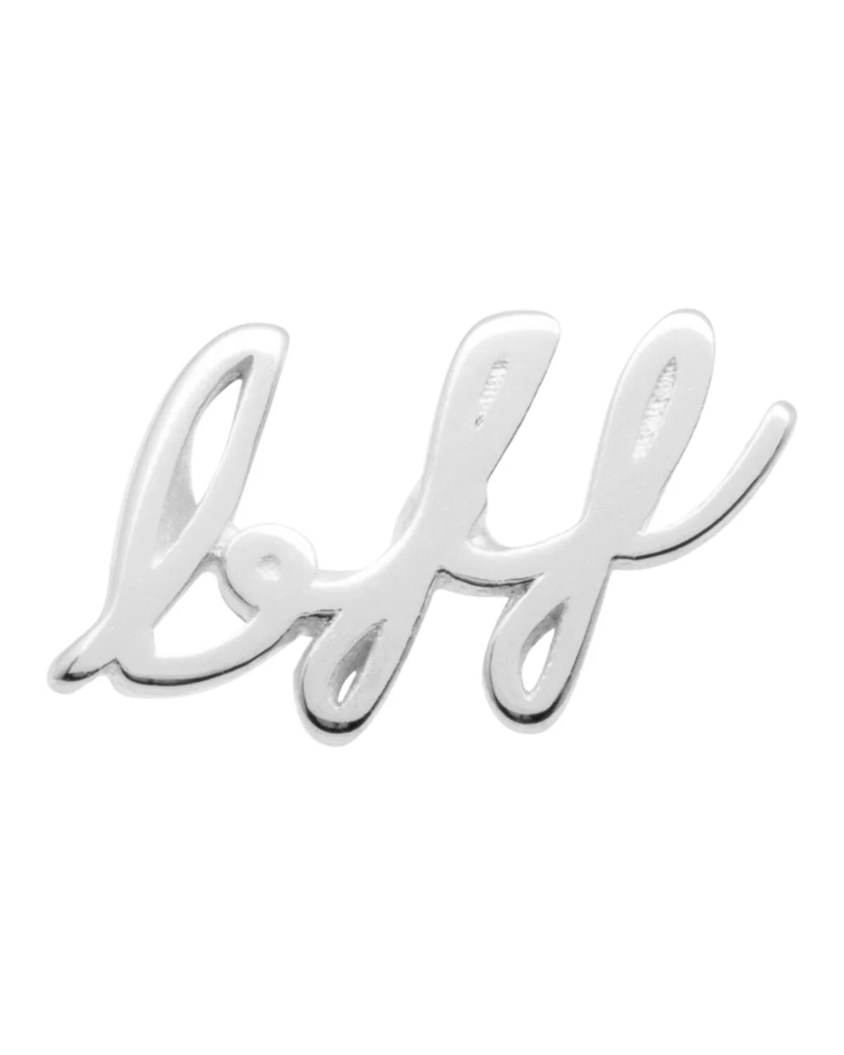 For My Bff earring 1 pcs - silver - Image 3