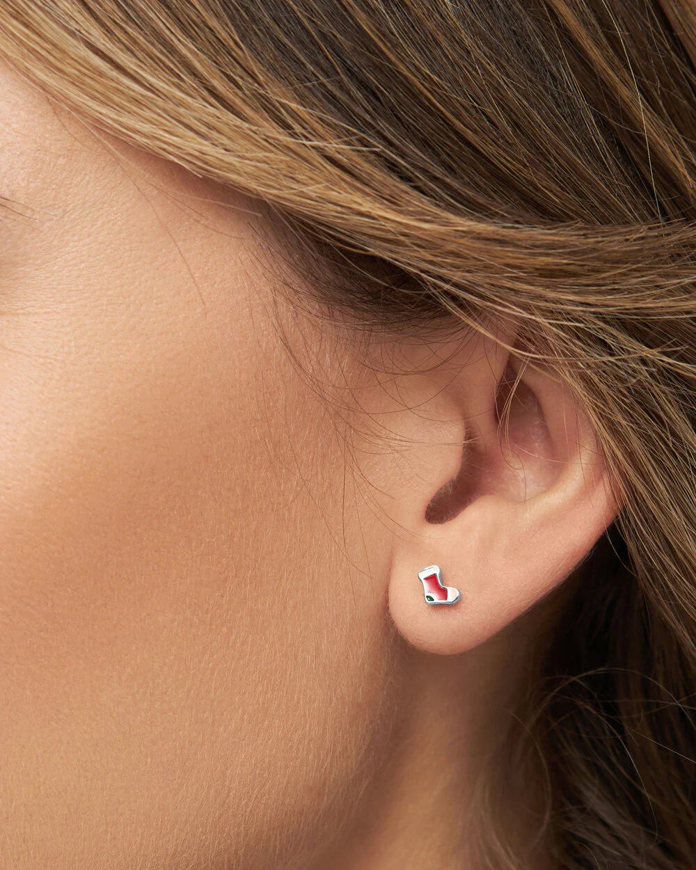 Julesok ørestik - sølvbelagt - Image 2