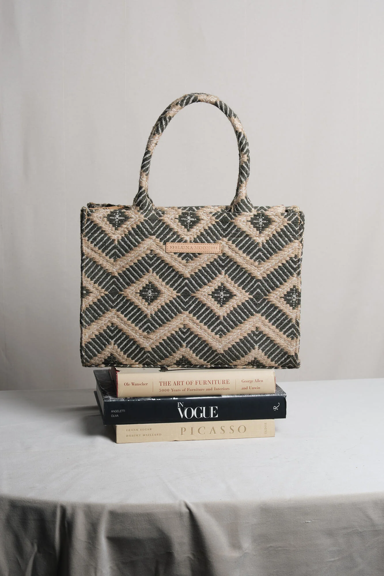 La Rambla shopper, mellem - Olive - Image 2