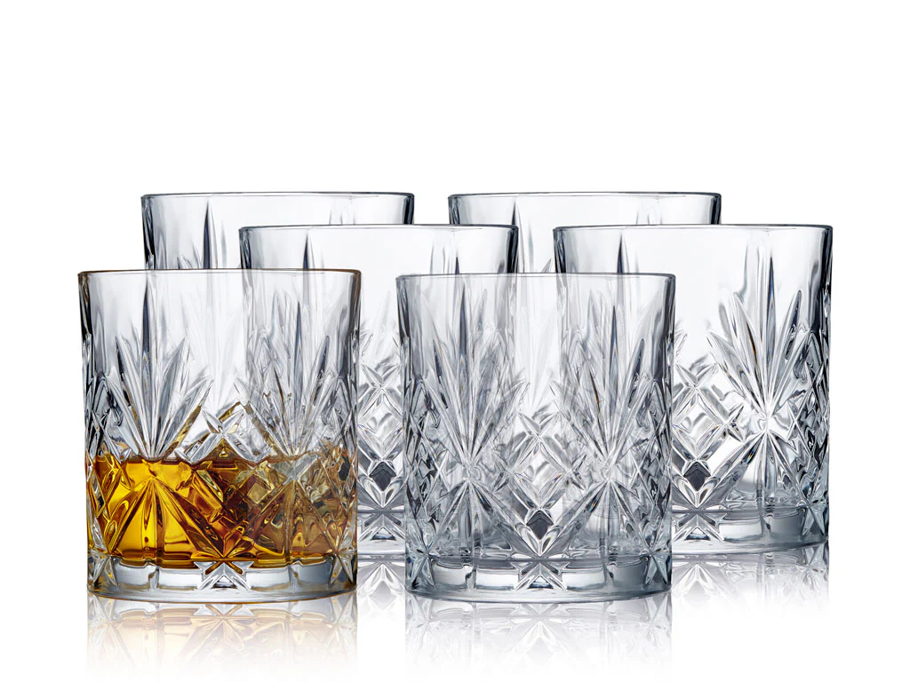 Melodia whiskeyglas, lowball, 6 stk