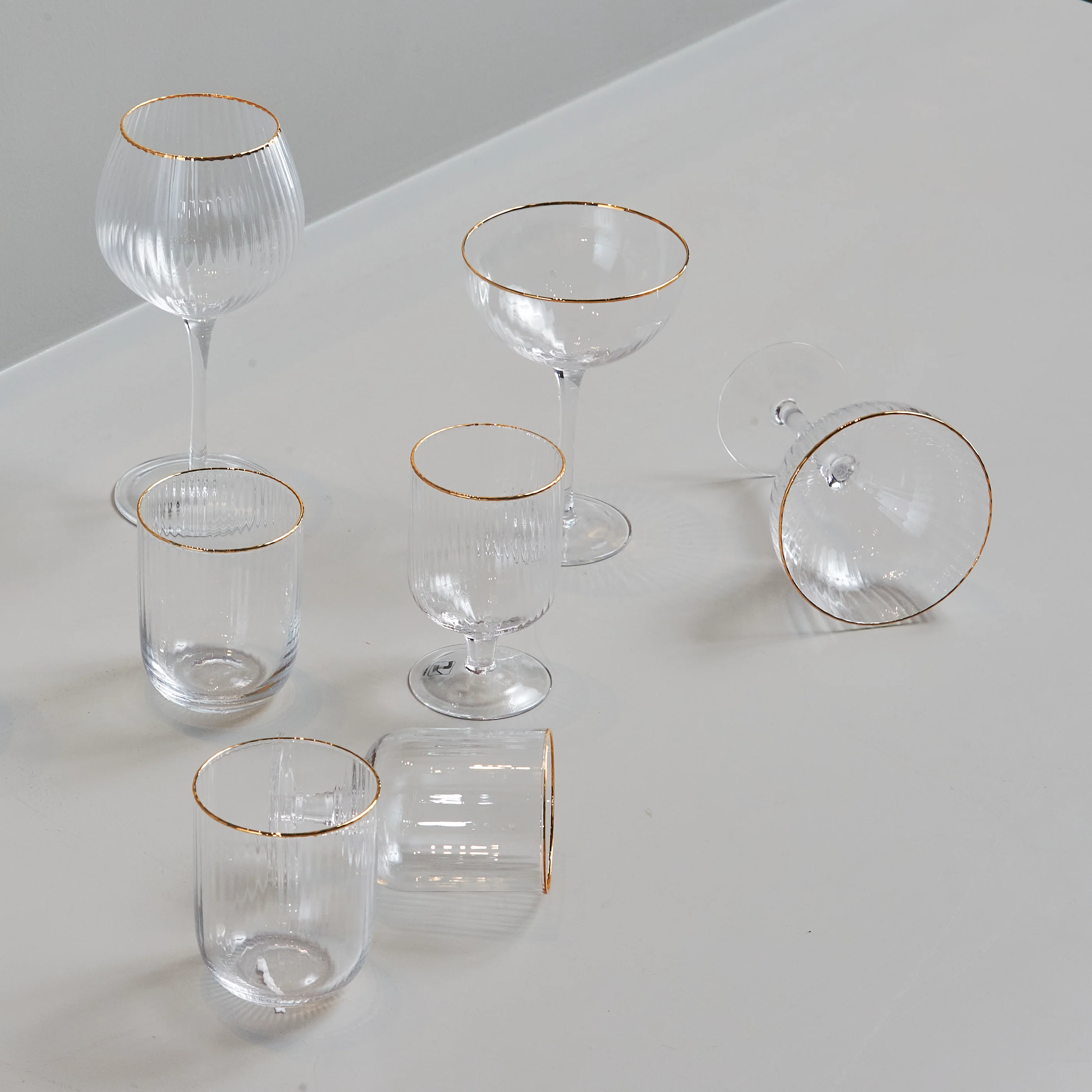 Palermo Gin&Tonic glas, guldfarvet, 32cl - 4 stk. - Image 3